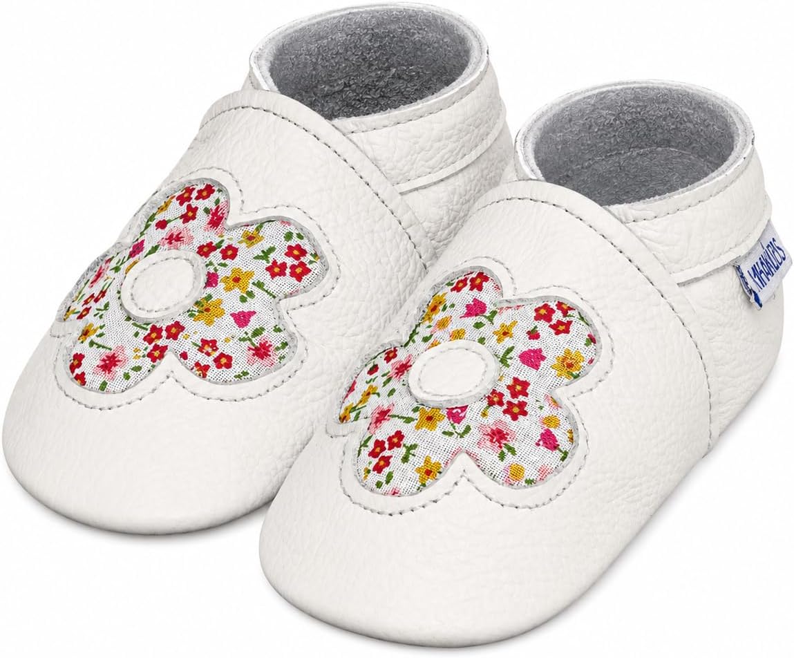 YIHAKIDS Baby Leather Shoes Soft Sole Baby Shoes First Walking Moccasins Pre-Walker Shoes Boys Girls Crawling Slippers Slip-on Crib Shoes