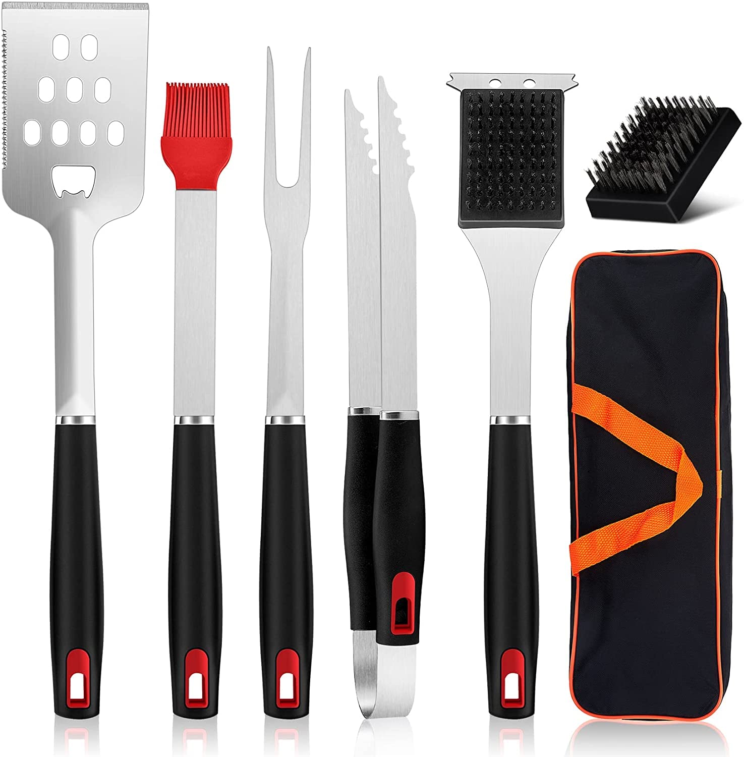 Ustensiles de barbecue extérieur anti-rouille pour grillade et camping
