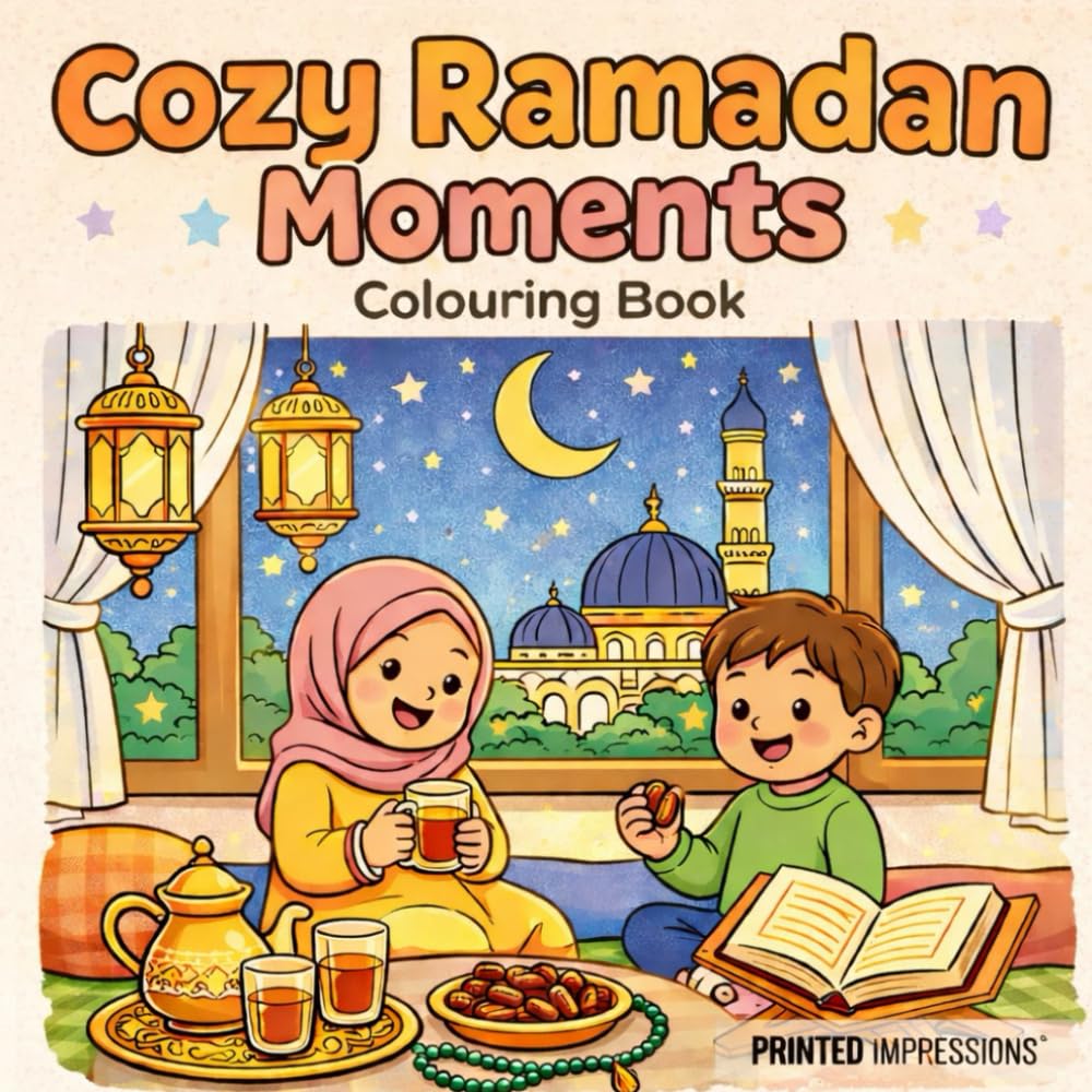 Cozy Ramadan Moments: Colouring Book