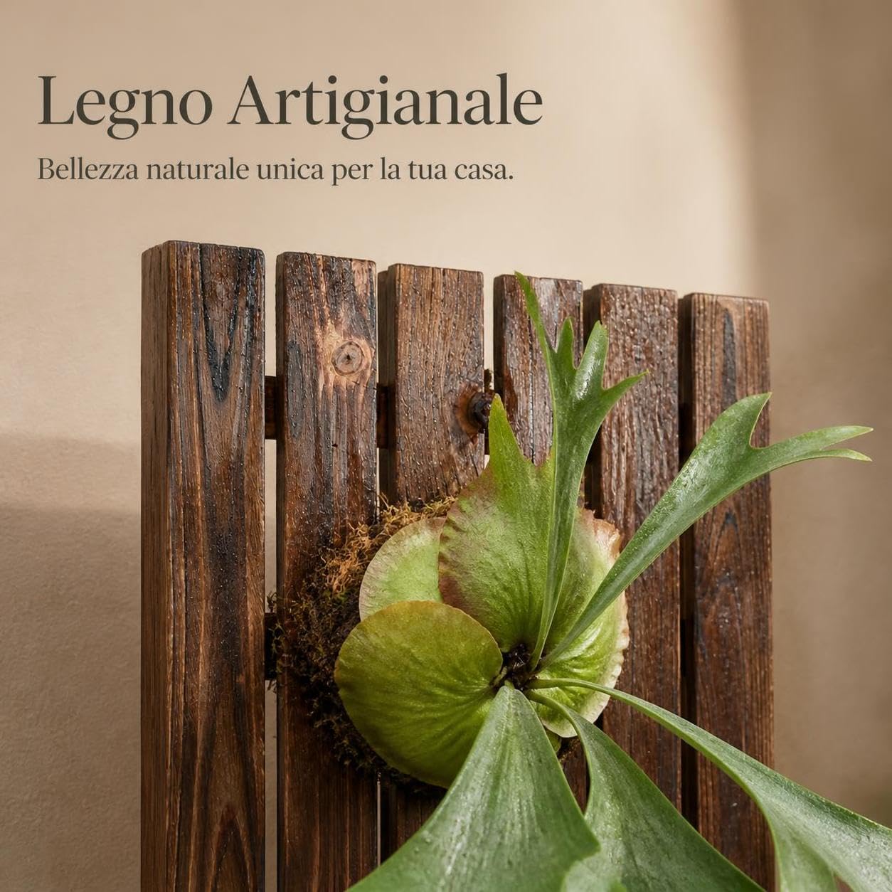 Tavola per Piante da Parete in Legno, Materiale in legno, Piattaforma, cucina, Modello a griglia, senza piante, 39 * 48 cm