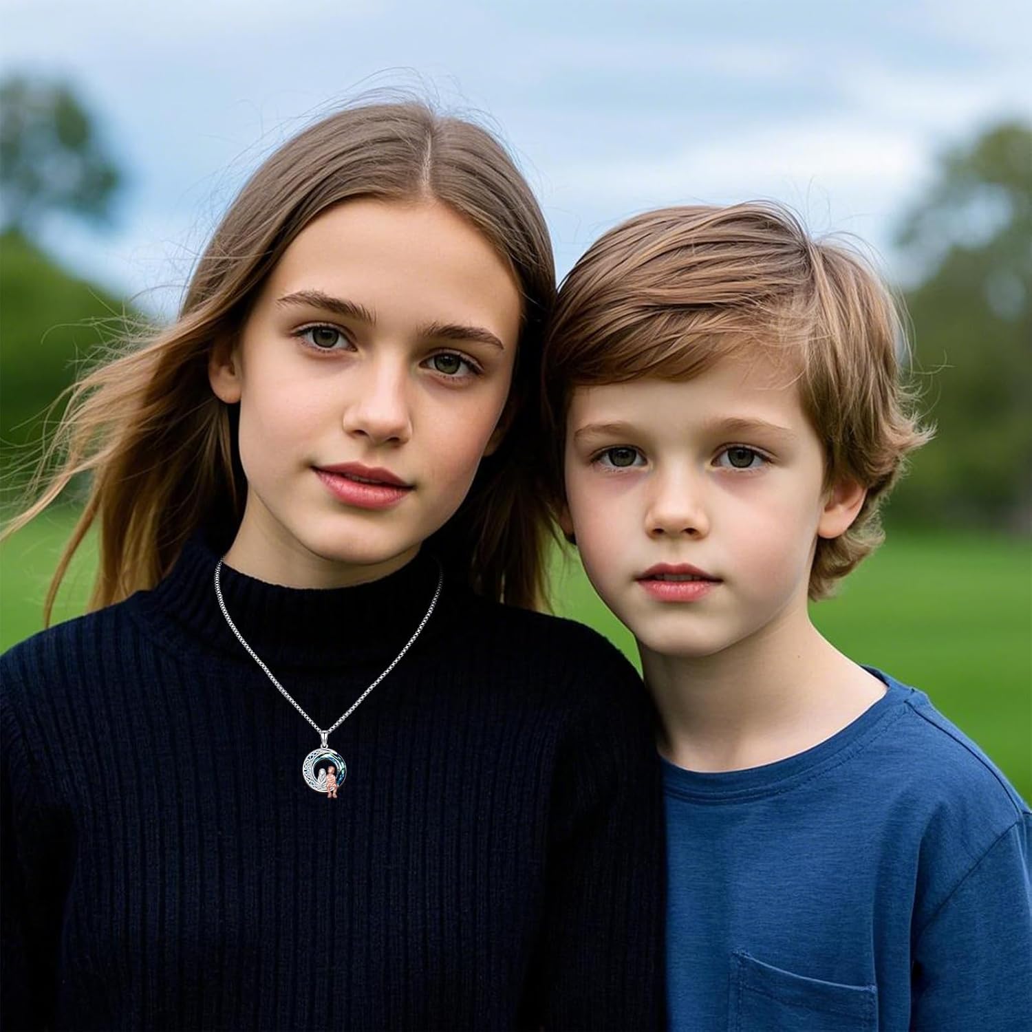 JUSTKIDSTOY Sisters Birthday Gifts from Sister Sterling Silver Sisters Crystal Pendant Jewelry for Women Friends - Image 7