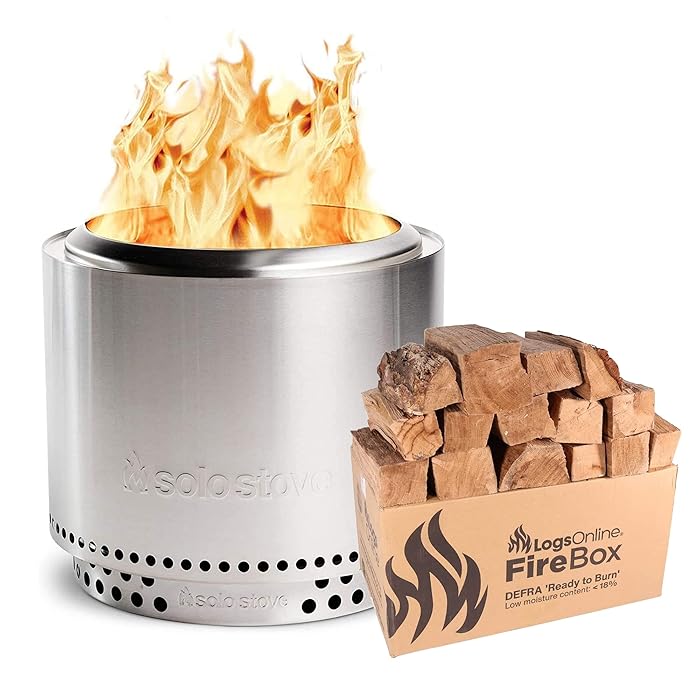 Buy Logs Online Stainless Steel Portable Solo Stove Bonfire with Stand