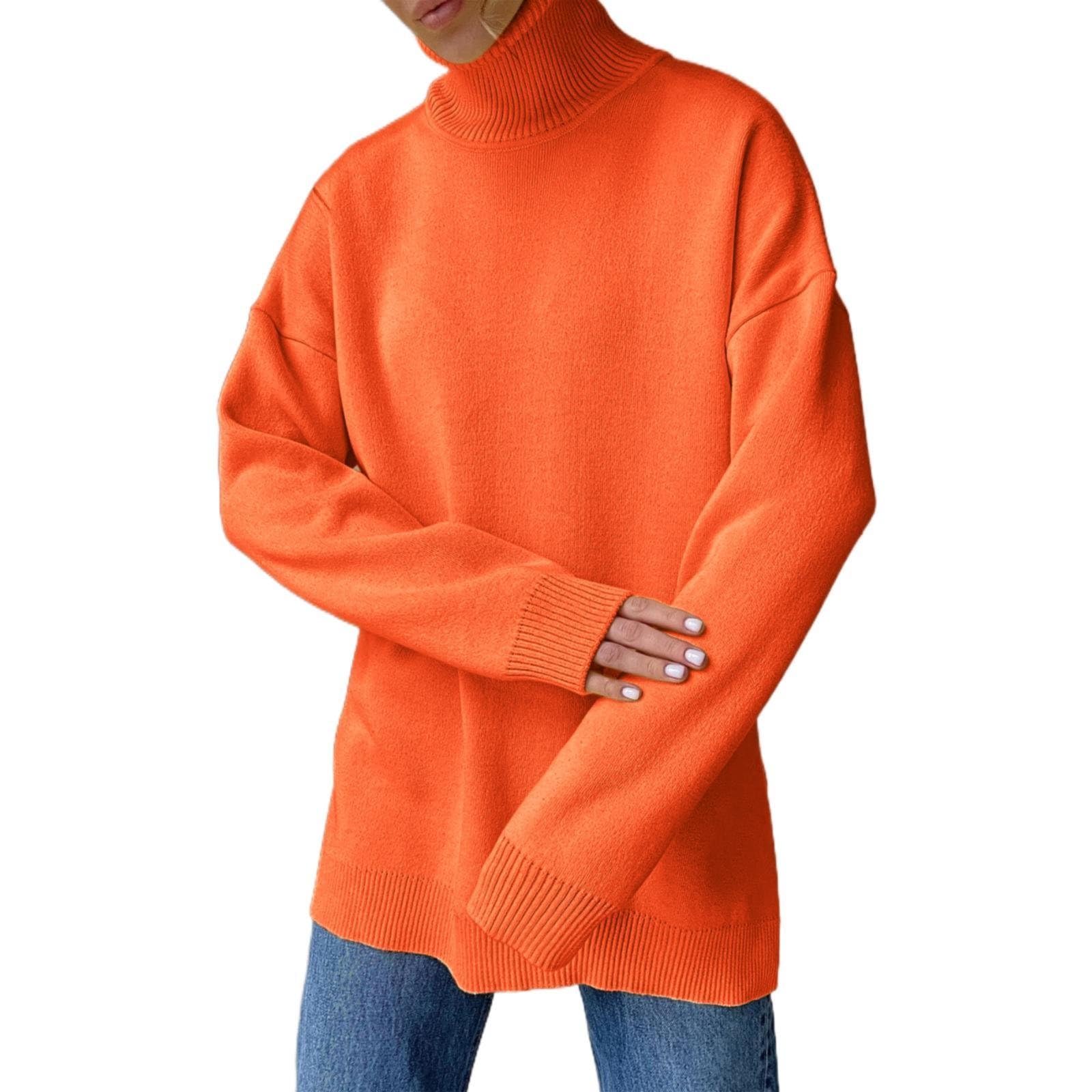 Womens Off The Shoulder Sweater Oversized Knitted Long Sleeve Sweaters Tunic Tops Plluover Jumpers Casual