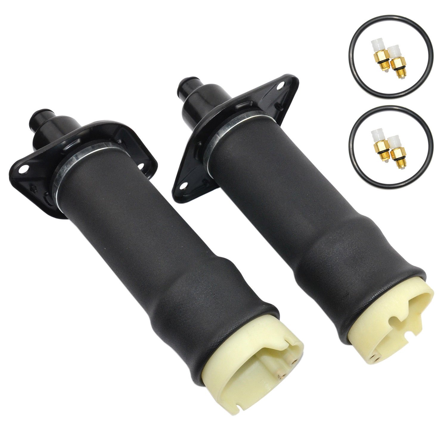 2 piezas Cámara de aire con suspensión neumática trasero izquierdo derecho 4Z7616051A 4Z7616052A Reemplazo para A6 4B C5 Allr0ad Quattr0 4Z7 616 051A 4Z7 616 052A