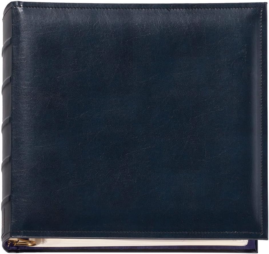 Exposures Charter ExtraCapacity 3Ring Photo Album, Navy