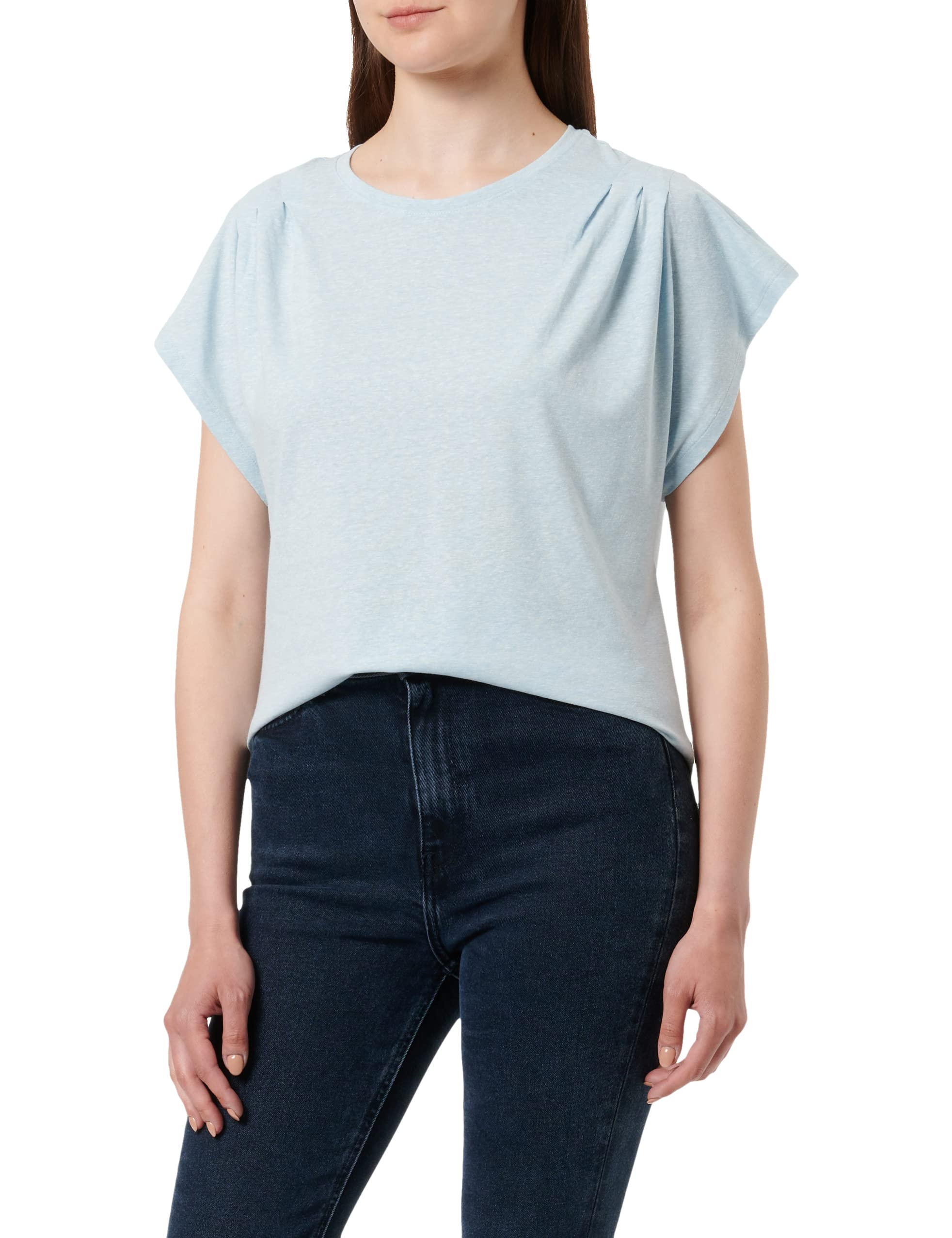 s.Oliver Women's 10.2.11.12.130.2132323 Short-sleeved T-shirt, Blau, 6