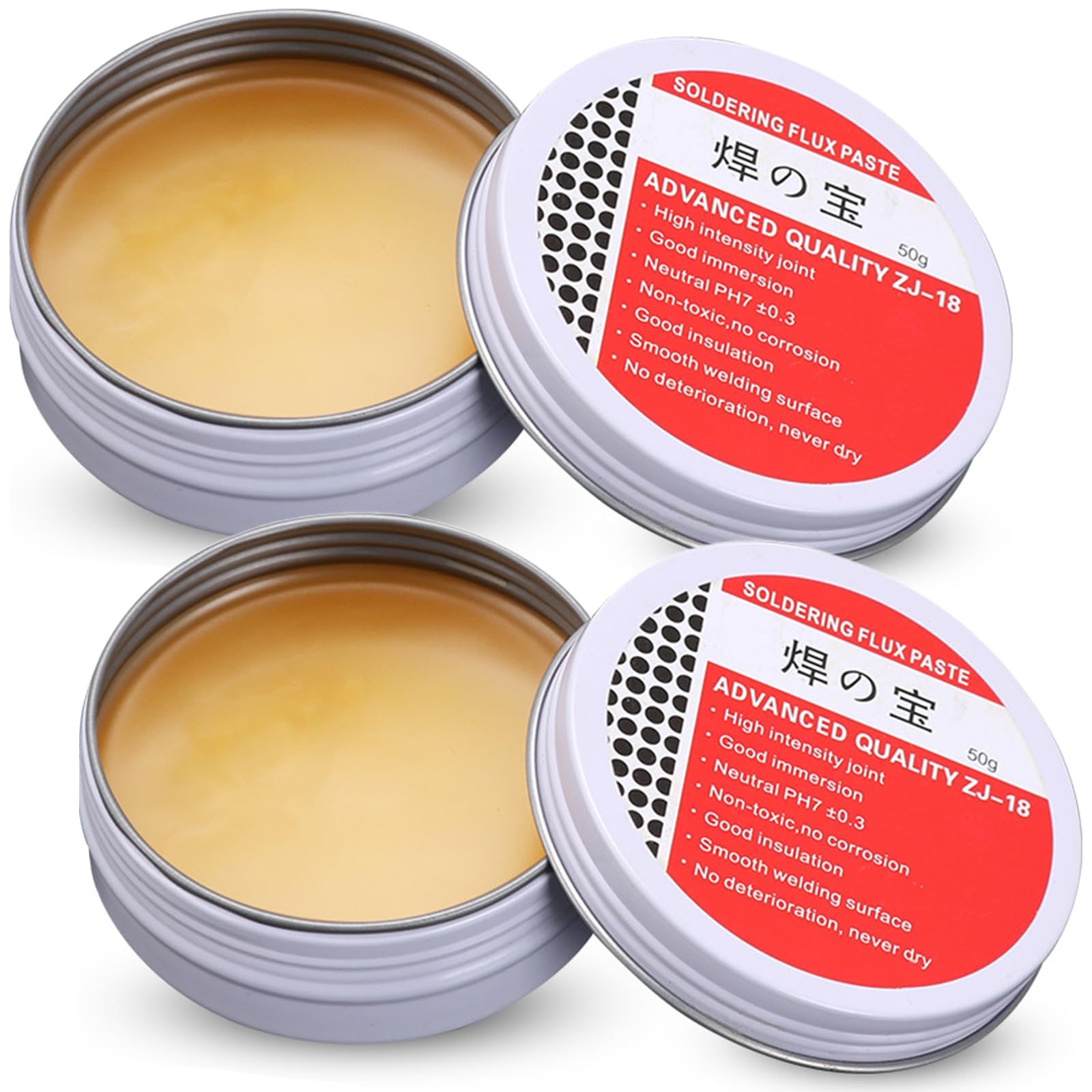 Xumann 100g Solder Flux, No-Clean Flux Soldering Paste for Welding SMD PCB BGA PGA (Lead-Free)