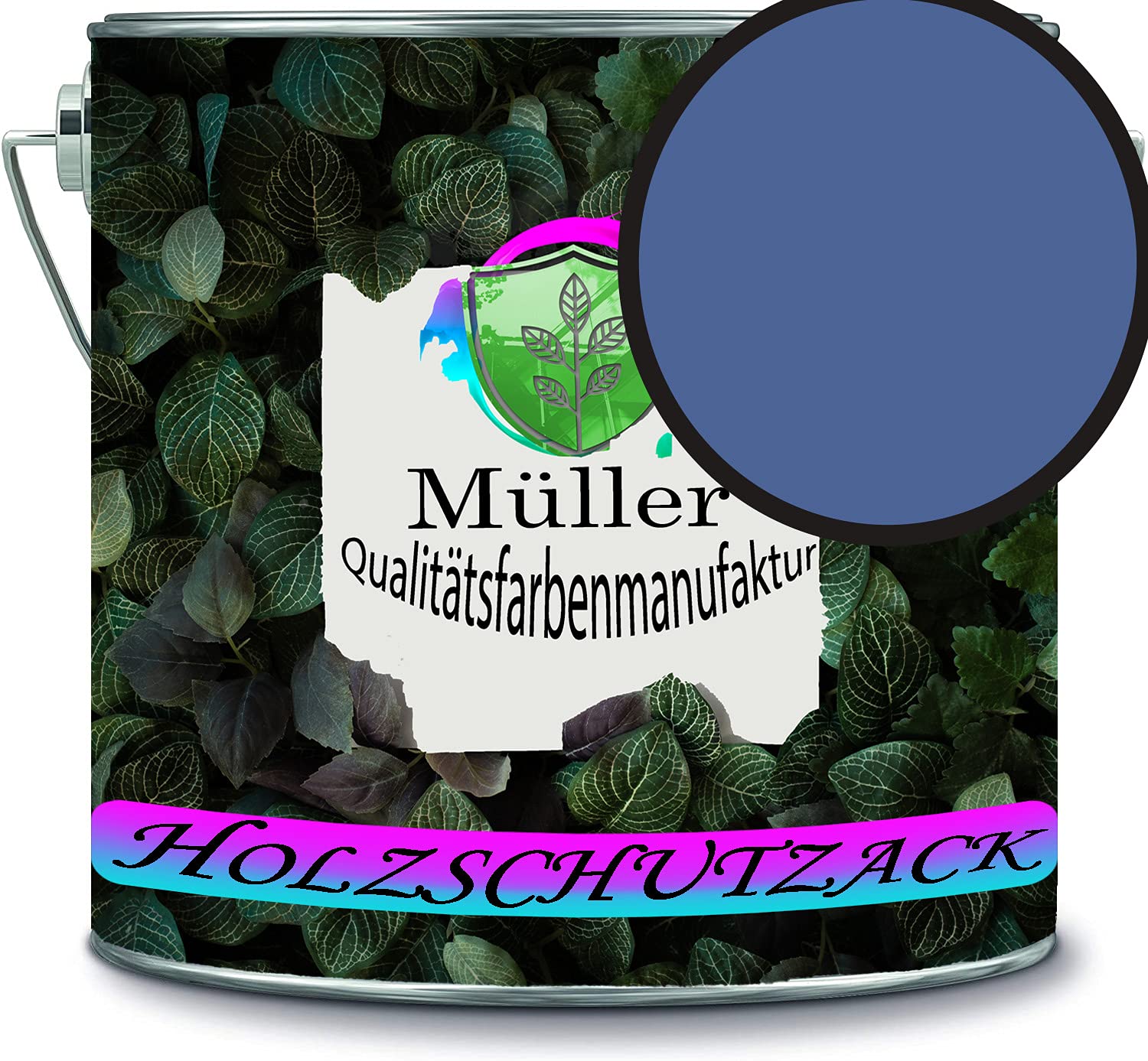 Peinture de protection pour bois résistant aux intempéries bleu RAL 5023