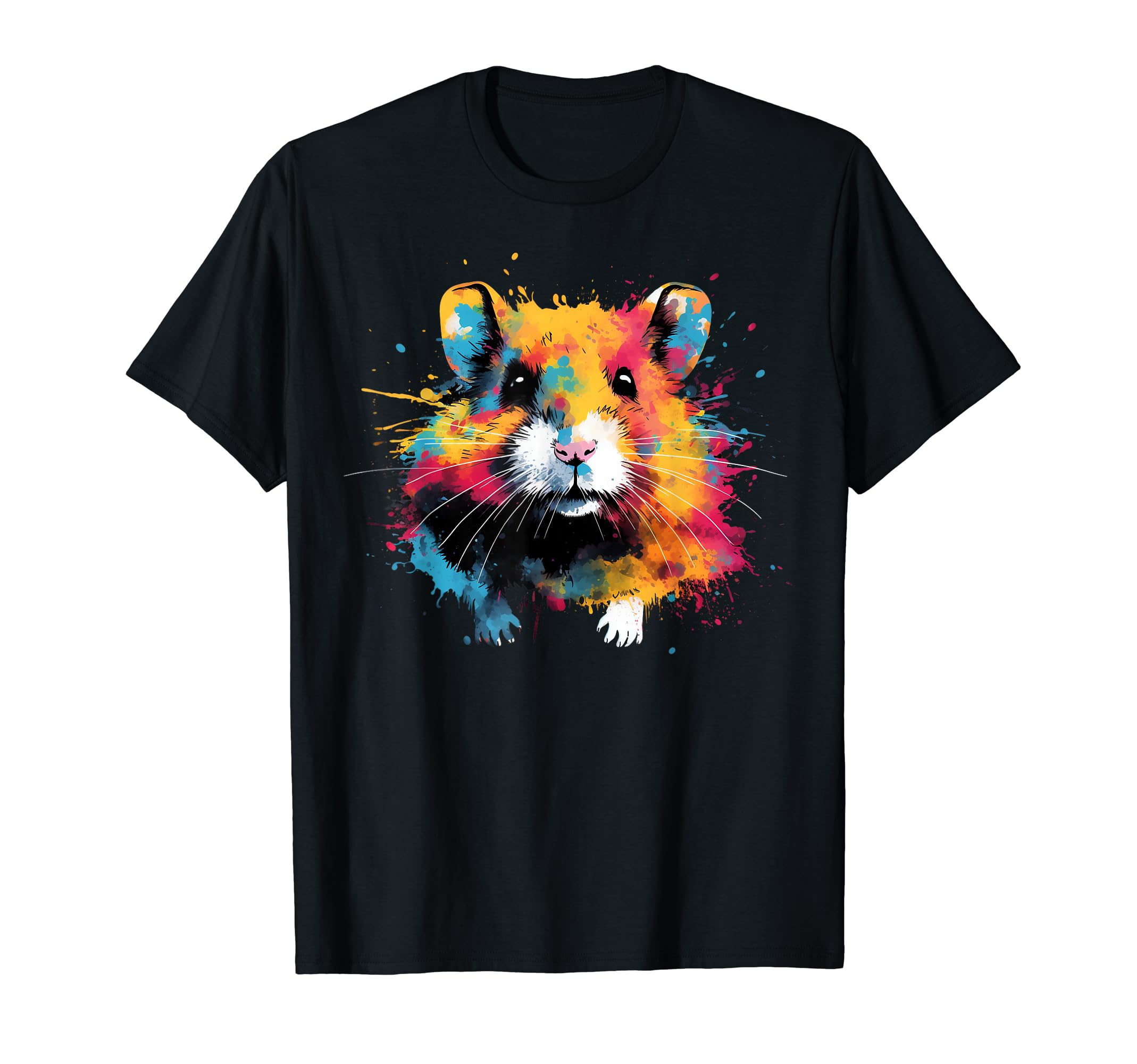 Hamster lover on Hamster kids, women, men apparelCool Hamster on colorful painted Hamster T-Shirt