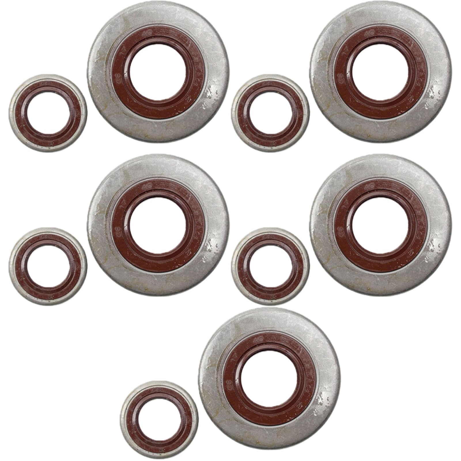 Msioytog Multicolor 10Pieces Replacement Oil Seals Gaskets For Ms381 Ms382 Ms380 Chainsaw Installation Chainsaw Garden Tools Accessories And Stable Characteristics