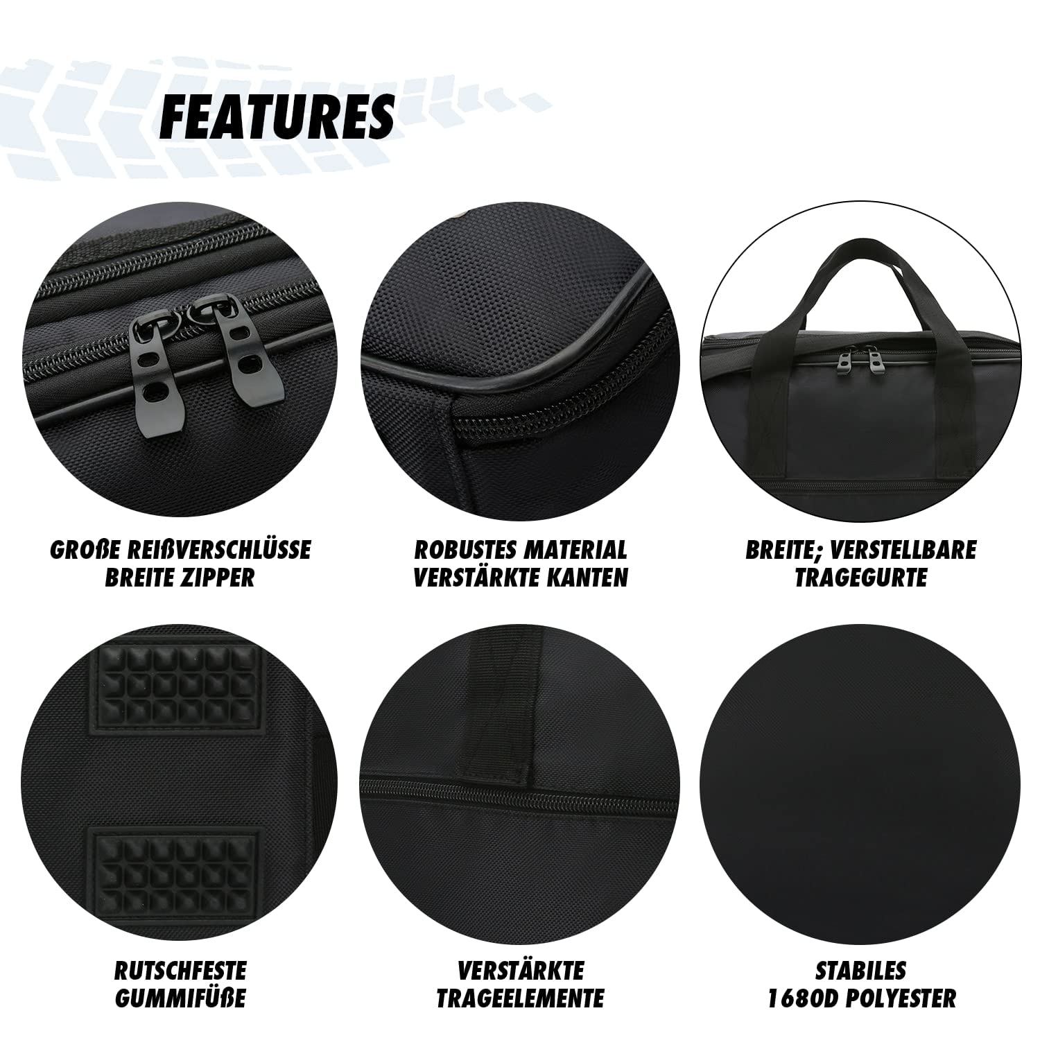 GETMORE Parts Motorrad-Koffer Innentaschen kompatibel mit Yamaha Tenere Explorer Alu Koffer Zubehör für Motorradtour Reise Gepäck Taschen für Kleidung Motorradtaschen für Seitenkoffer