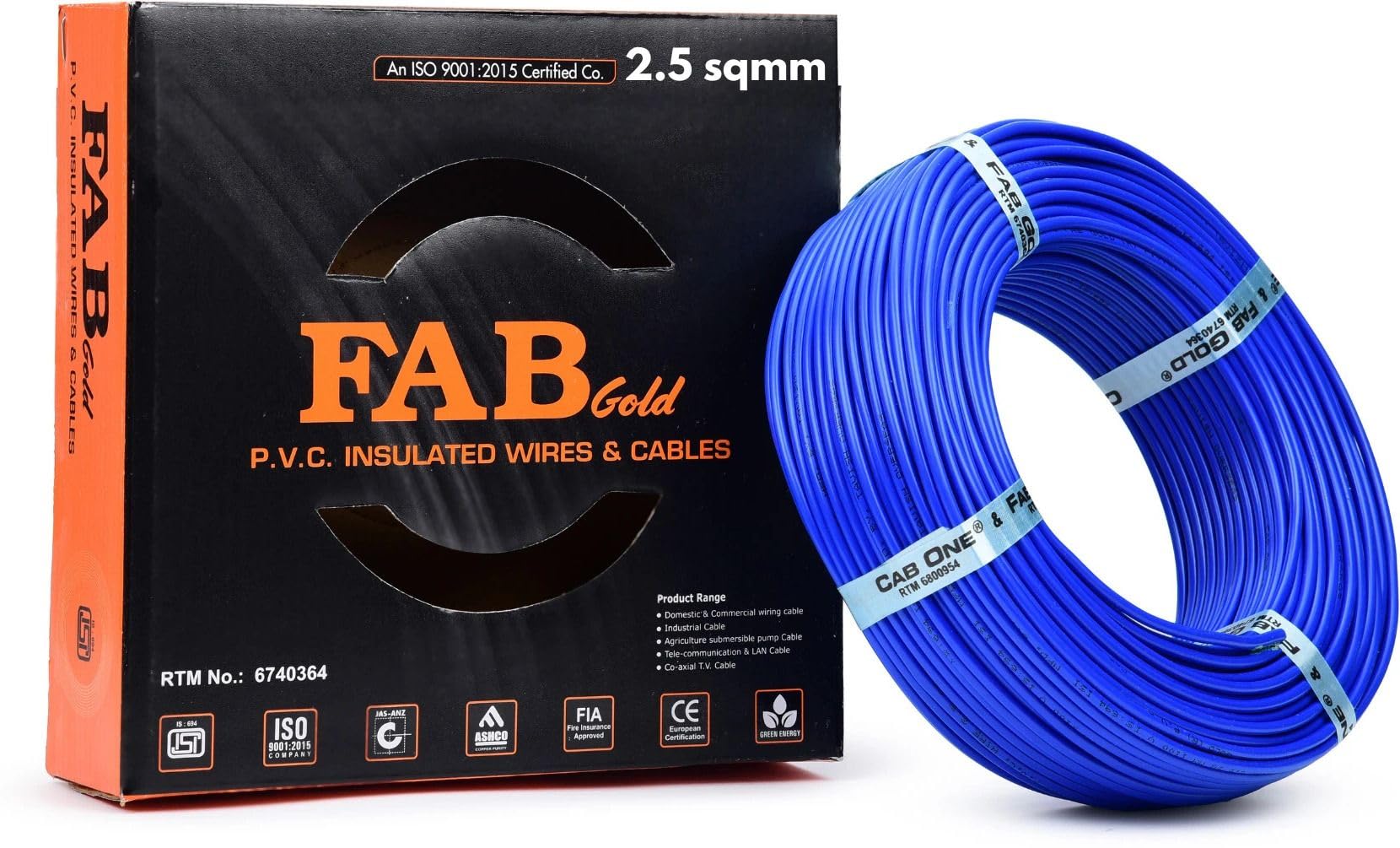 Red 1.5mm Electrical Wire - 90m, FR & Lead-Free -25 Red 1.5mm Electrical Wire - 90m, FR & Lead-Free -25