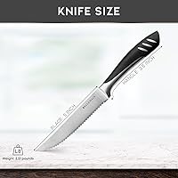 Vista 1 de Bellemain - set de cuchillos para carne de acero inoxidable, 4 piezas