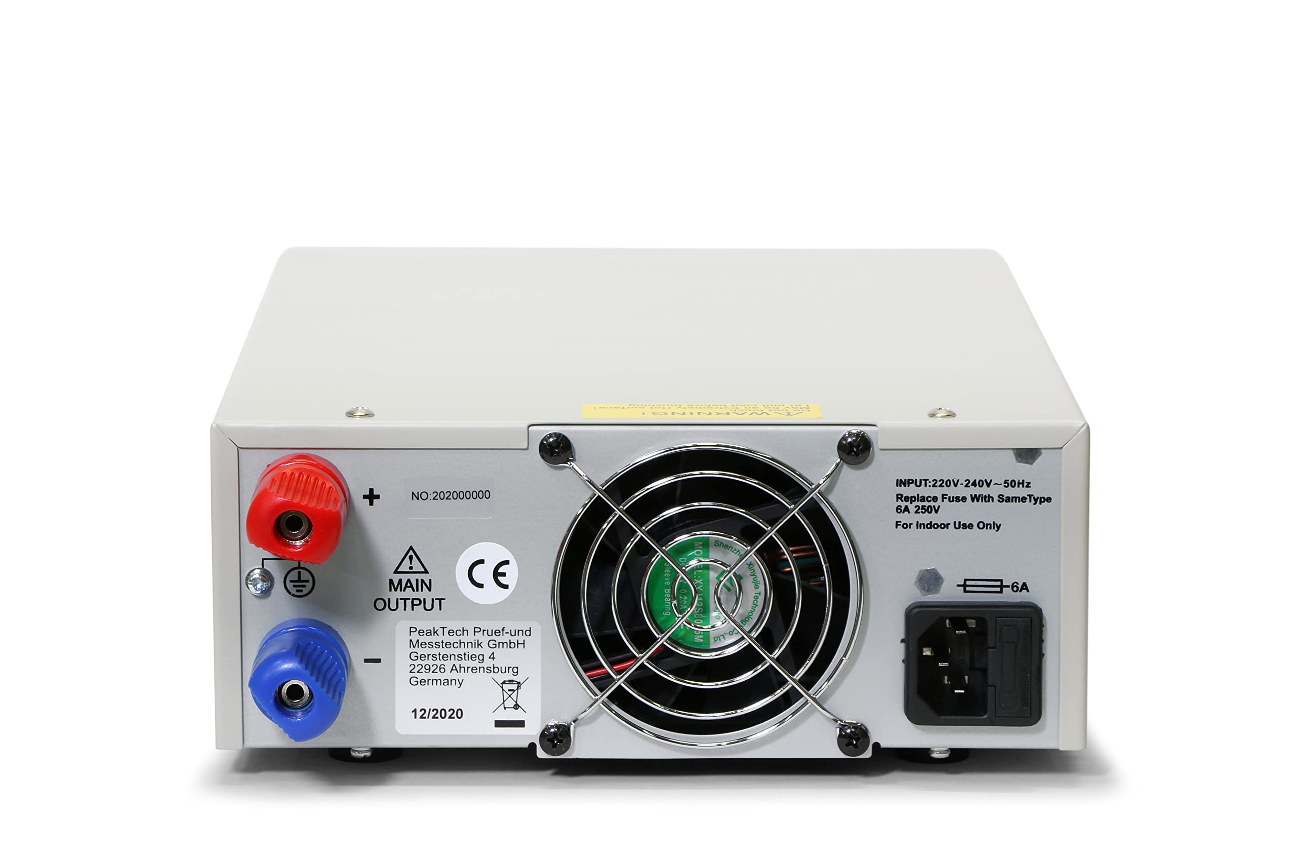 Peak tech Alimentatore da laboratorio 0 – 30 V/0 – 30 A DC, 1 pezzo,, P 6160