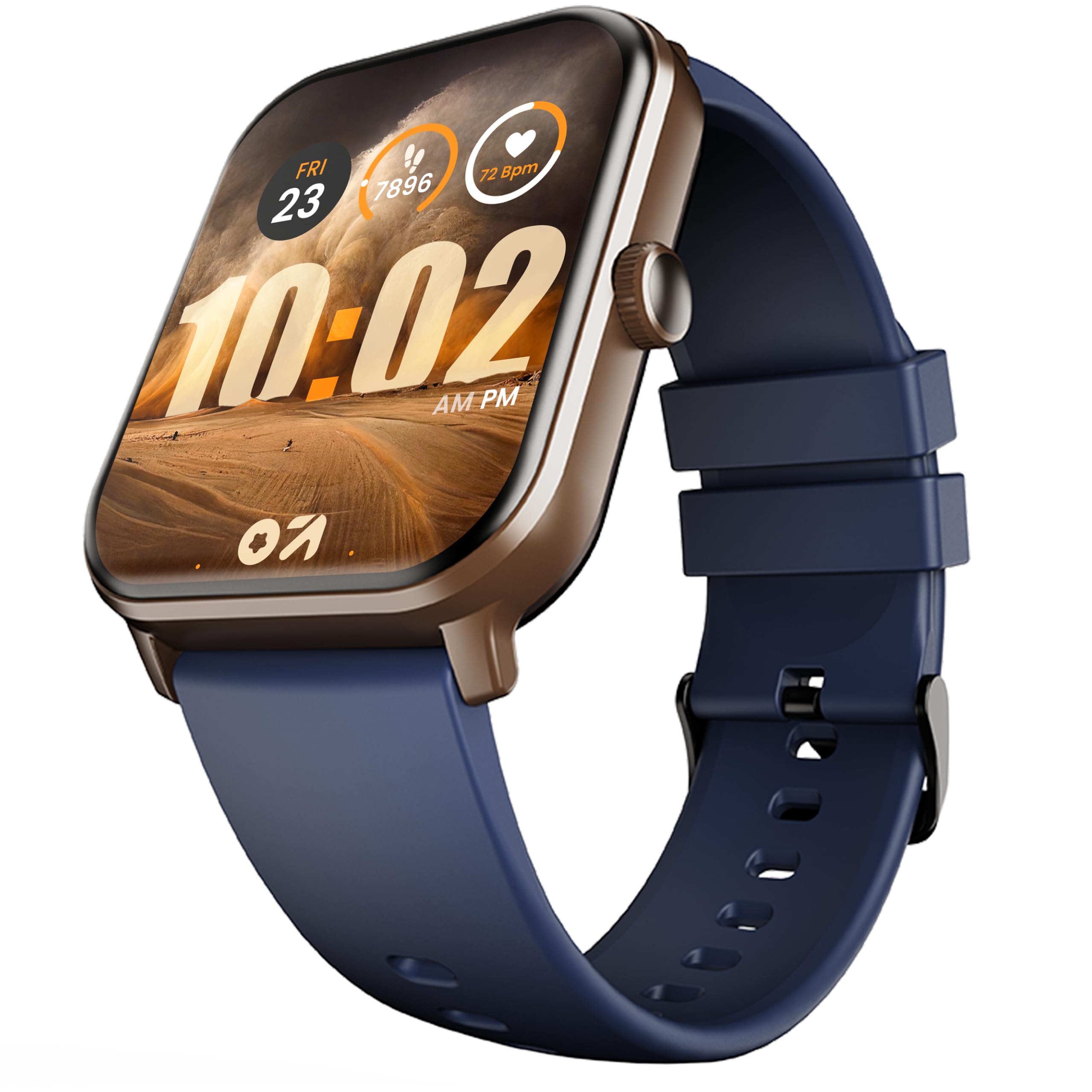 Boult Drift+ Smart Watch 1.85''HD Screen, Bluetooth Calling, IP68, 500 Nits Brightness,150+ Watchfaces, AI Voice Assistant, SpO2 Monitoring, 100+ Sports Mode Smartwatch (Denim Blue)-image-26