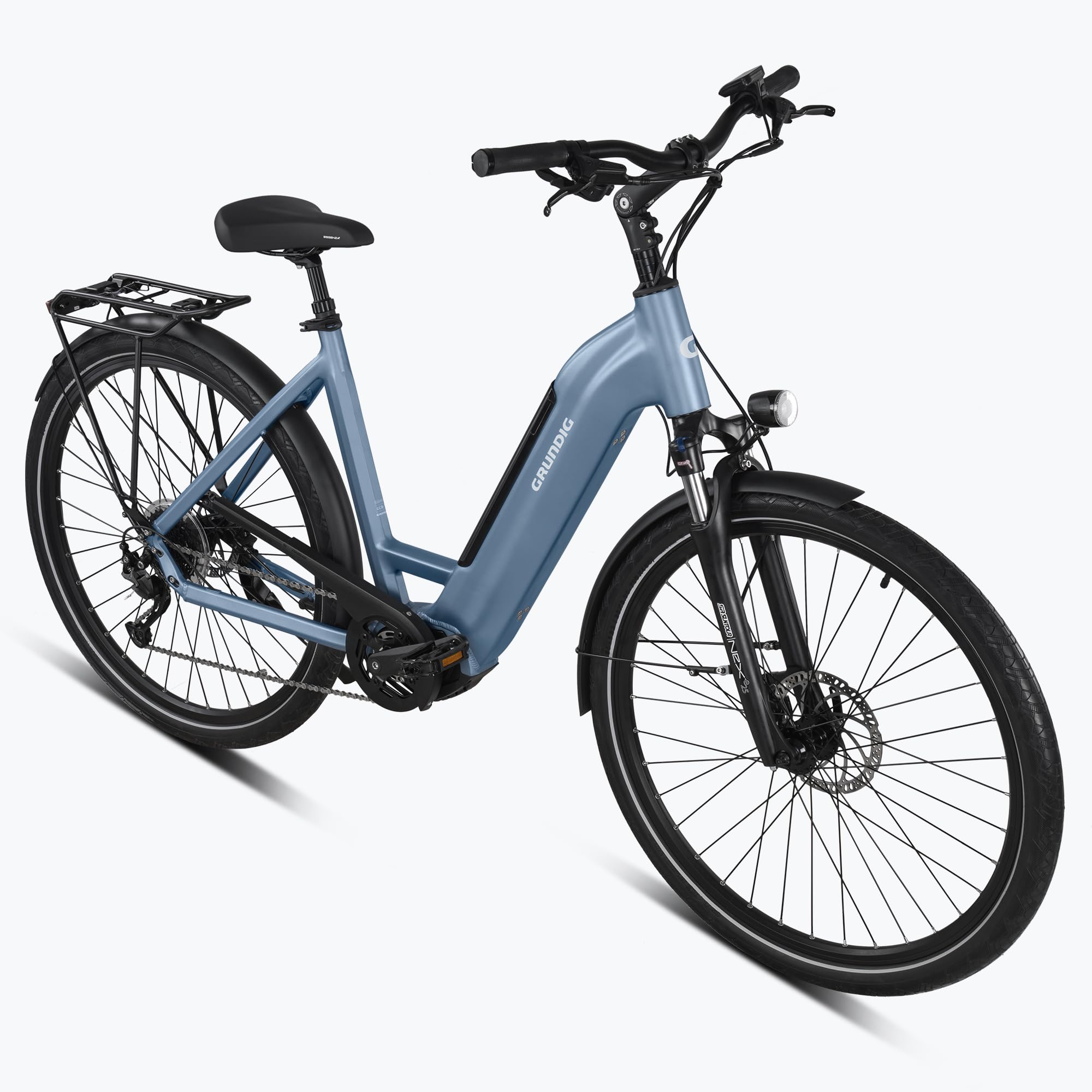 grundig e-bike trekkingrad 28 zoll GCB-1 28-Inch Urban Electric Bike for Adult with 250W/80N.m BAFANG Central Motor and Torque Sensor, Shimano 9 Speed, Removable Battery 36 V 15Ah for Range 120 km (Blue) Sports CME Internal ID : P-001886592 Color:Silicone Palm - Brown Logitech G29 Racing Wheel