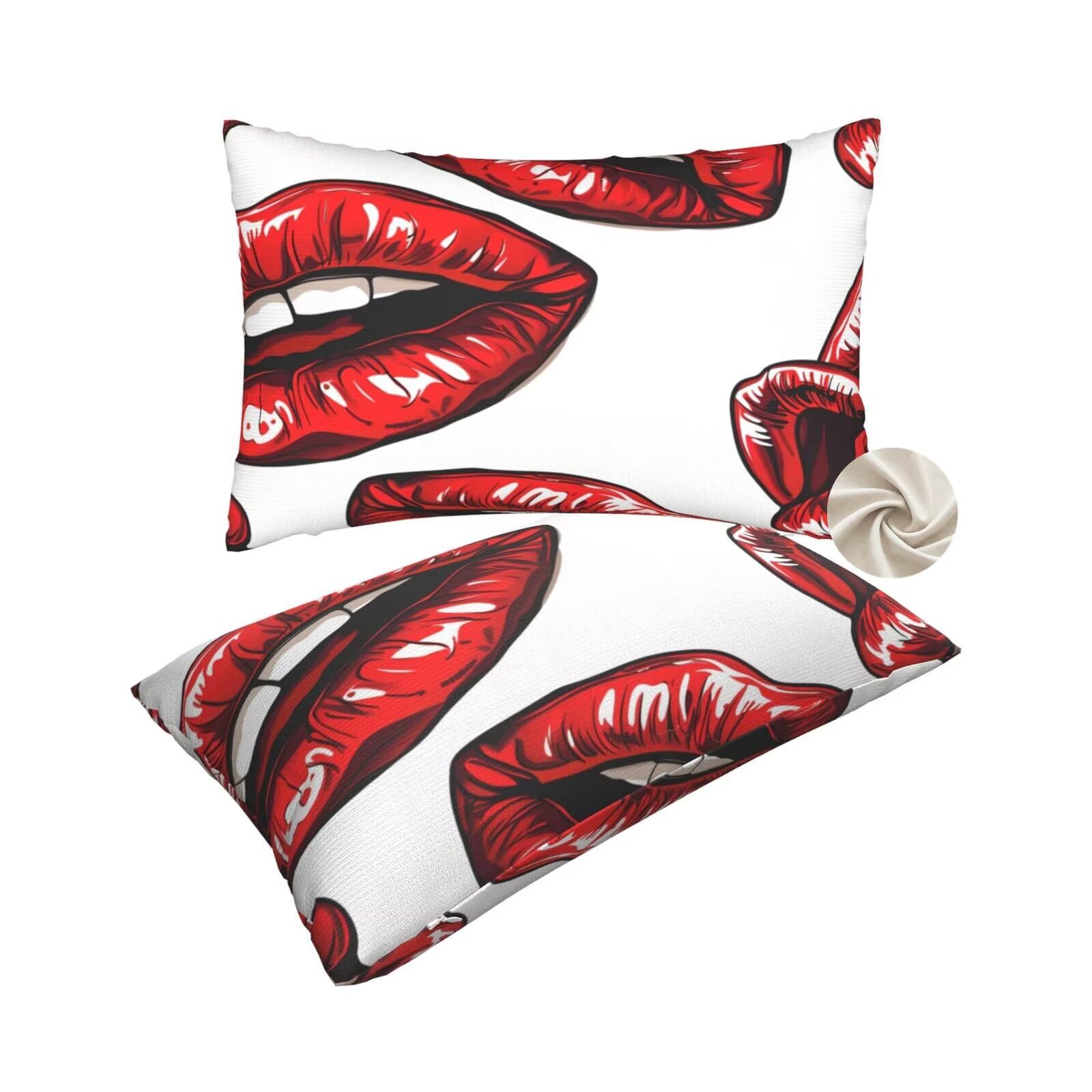 Taies d'oreillers 50x80 cm douces pour coussin décoratif lit et canapé de salon