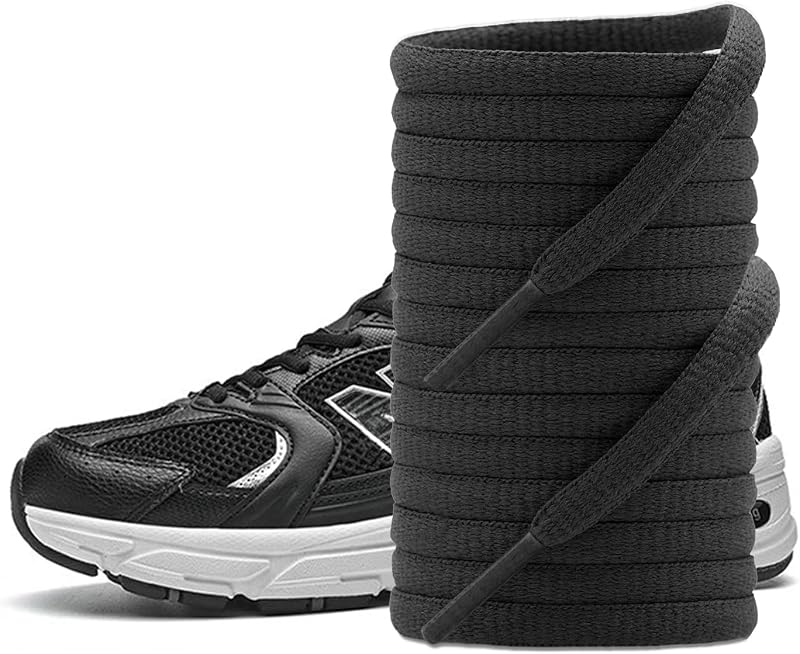 UamGlsob Oval Shoe Laces for New Balance 878/530/420/1080 Sneakers, 1/4"(6mm) Running Shoelaces Strings Replacement