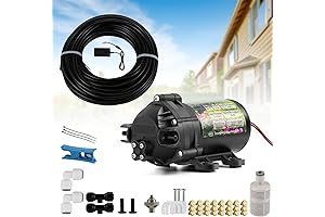 Moongiantgo Outdoor Misting Cooling System with Pump Kit