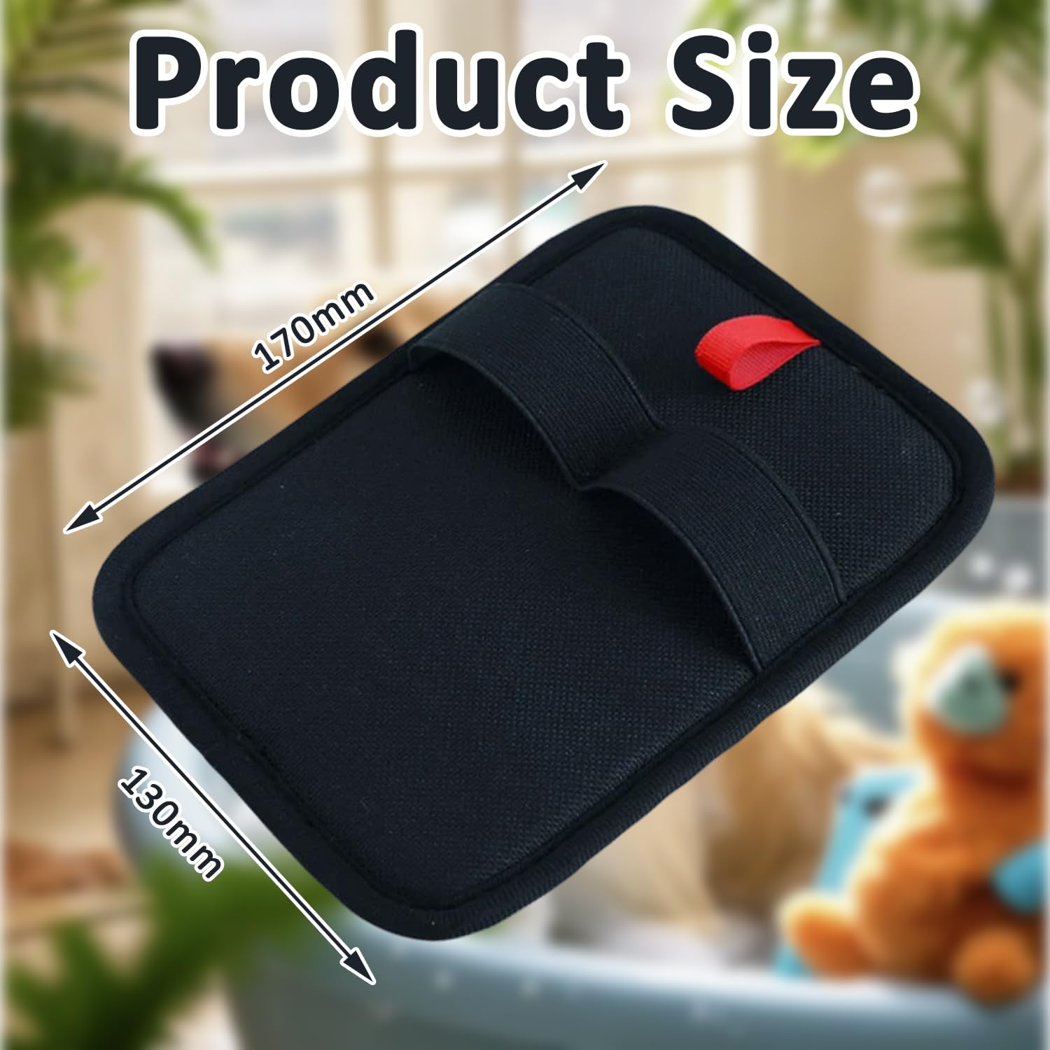 2 PCS Pet Grooming Gloves, Double-Sided Dog Grooming Gloves - Image 2