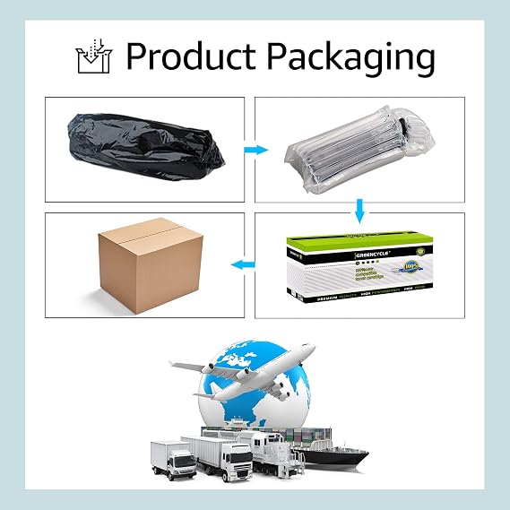 greencycle 2 Pack C104 CRG104 FX9 FX10 Compatible for Canon 104 Black Toner Cartridge ImageClass MF4100 MF4150 MF4270 MF4350d MF4370dn MF4380dn D420 D480