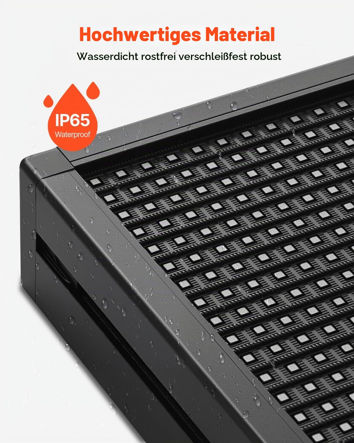 VEVOR programmierbare LED Zeichen P10 Vollfarbe flexibles digitales Scrolling Panel, DIY Anzeigetafel mit benutzerdefiniertem Textmuster und GIF & Bluetooth App Steuerung LED Laufschrift (99 x 35 cm)