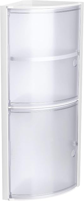 TATAY Corner Cabinet, Polypropylene, Brown, One Size