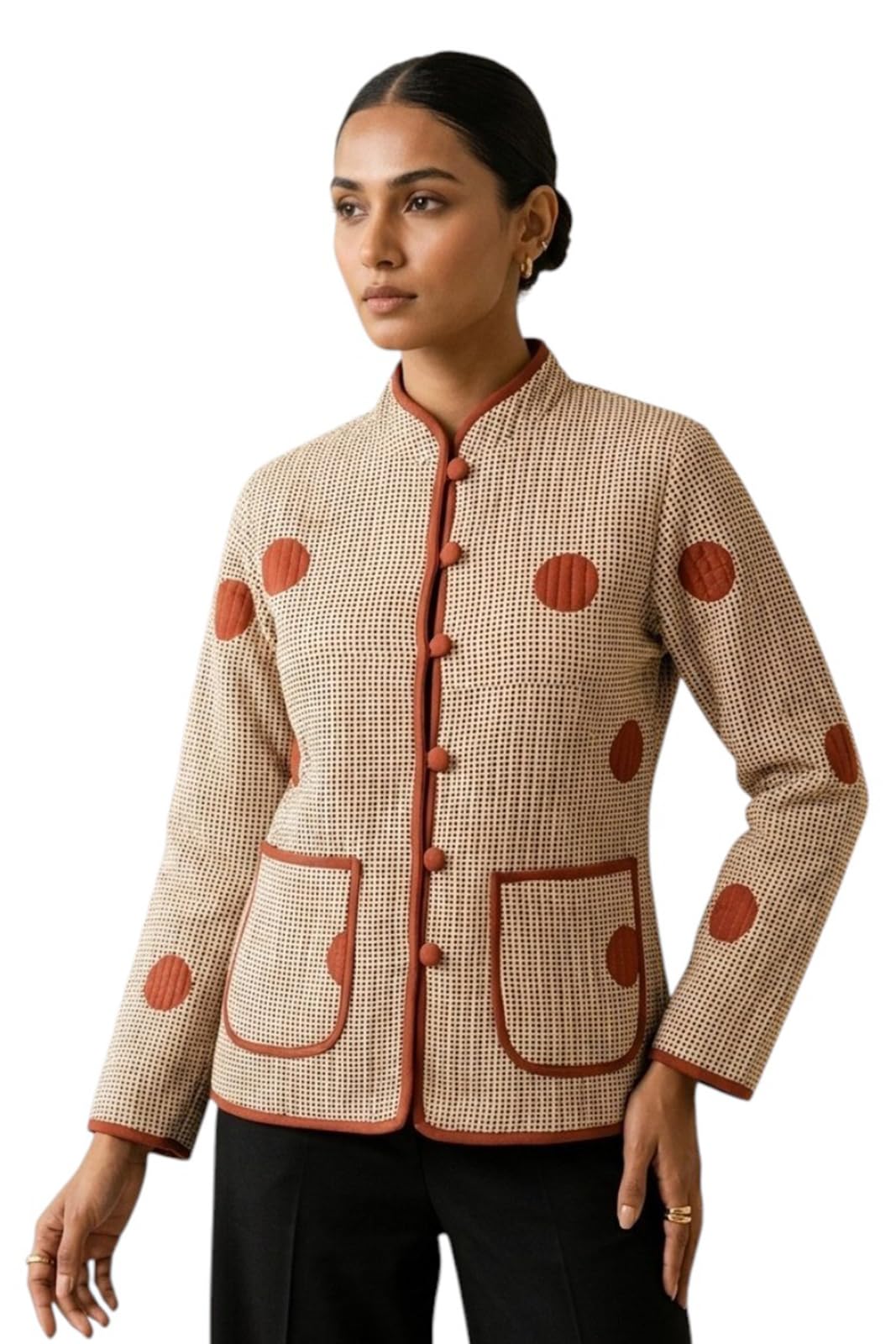 Reversible Jacket for Women | Double Sided Quilted Jacket | Reversible Winter Jacket for Women | Stylish Ethnic Printed Jacket | Warm & Comfortable Casual Outerwear-picture-17