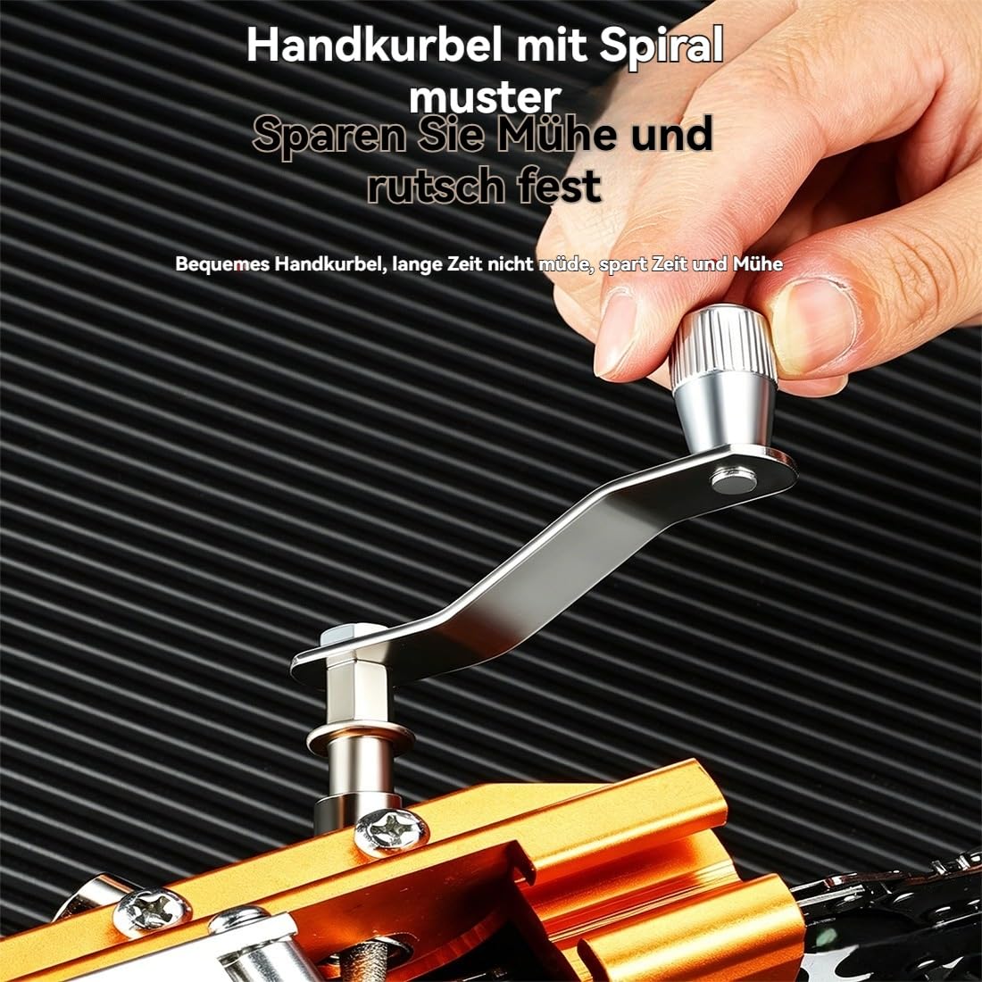 Klampero Kettenschärfer, 2026 Neu Original Universal Kettenschärfer, Tragbar Handkurbeln Kettensägenschärfer, Ergonomisches Systemdesign, Schnell Und Effizient, für Alle Kettensägen(A,L)