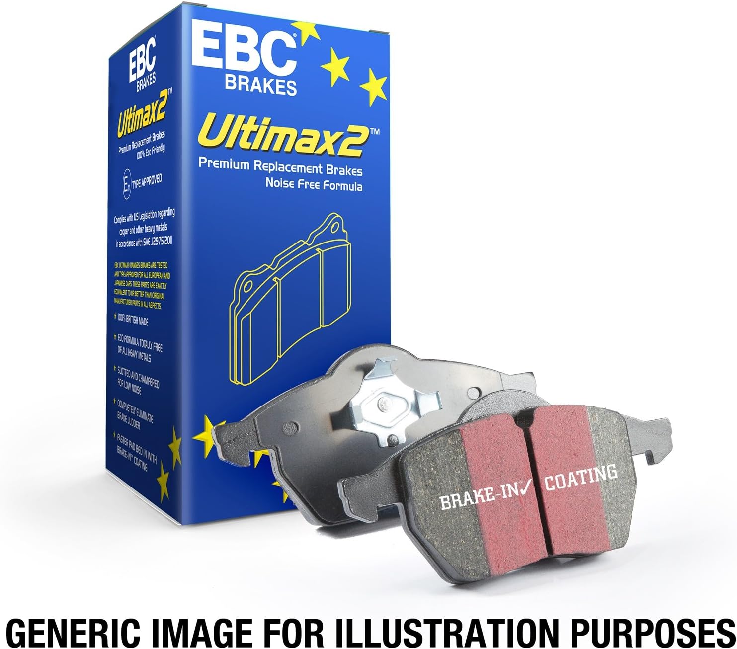 EBC Brakes UD961 Ultimax OEM Replacement Brake Pad