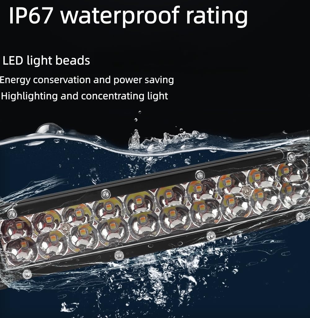 Motorcycle Headlight Kit, 60W 4200LM LED High Beam Light Bar | for CRF110 KLX140 TTR110 RM85 YZF450 XR RM KX, Dirt Bike Pit Bike