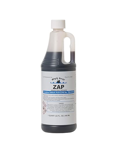 Black Swan 09020 ZAP Drain Pipe Opener, 32 Ounces, Heavy-Duty