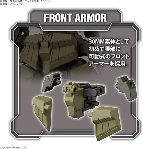 Miniatura 5 de Bandai Model Kit Gundam - 1.181 in 1/144 bEXM-28 Revernova Green - Kit de modelo, negro