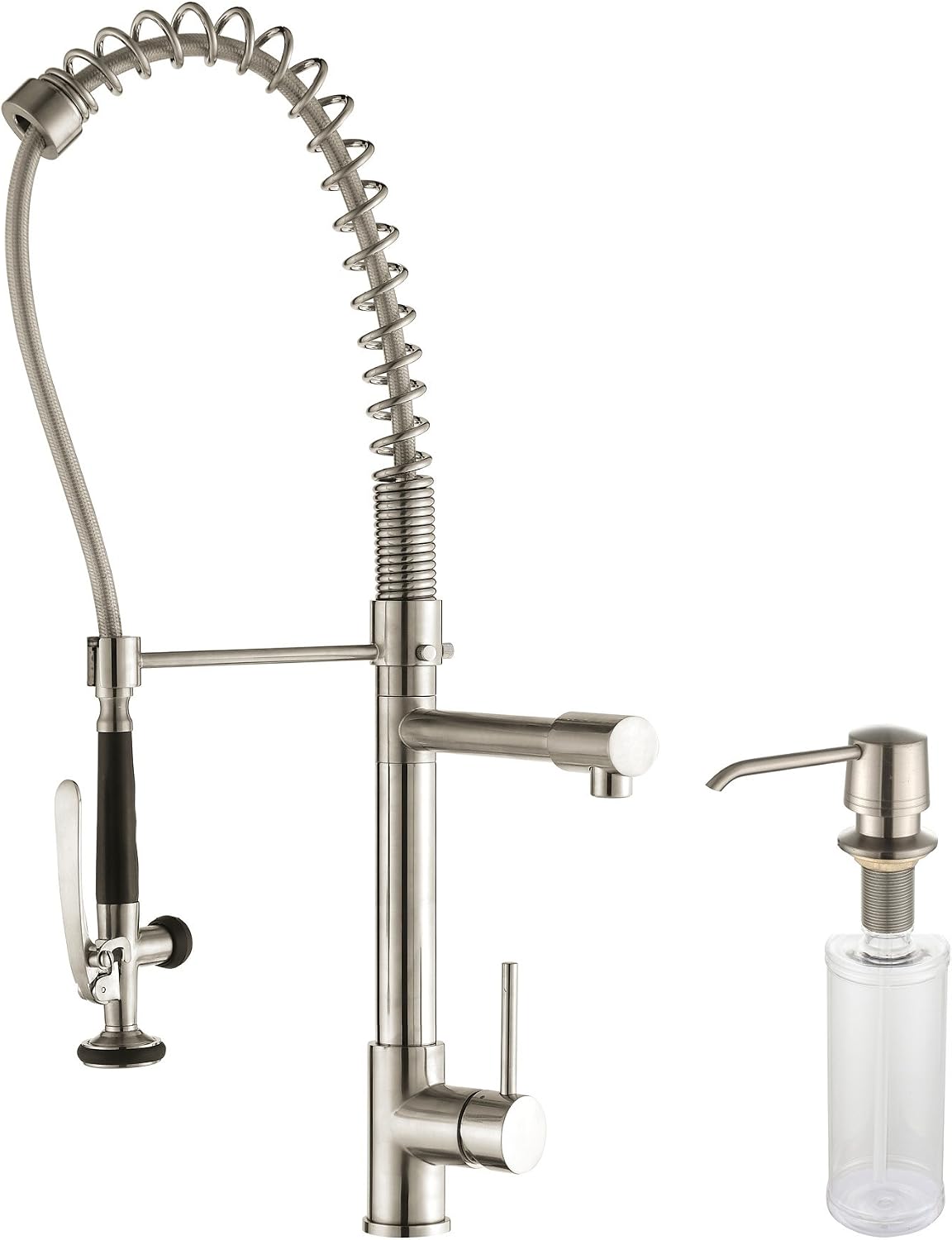Kraus KPF-1602-KSD-30SS Single Handle Commercial Style Pre-rinse Pull ...