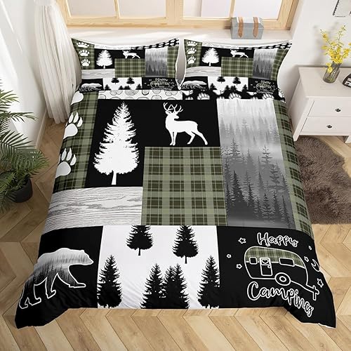 Miniatura 8 de Funda de edredón de vaca Highland, regalos de vaqueros, para niños y hombres, juego de ropa de cama de animales de granja occidental, funda de