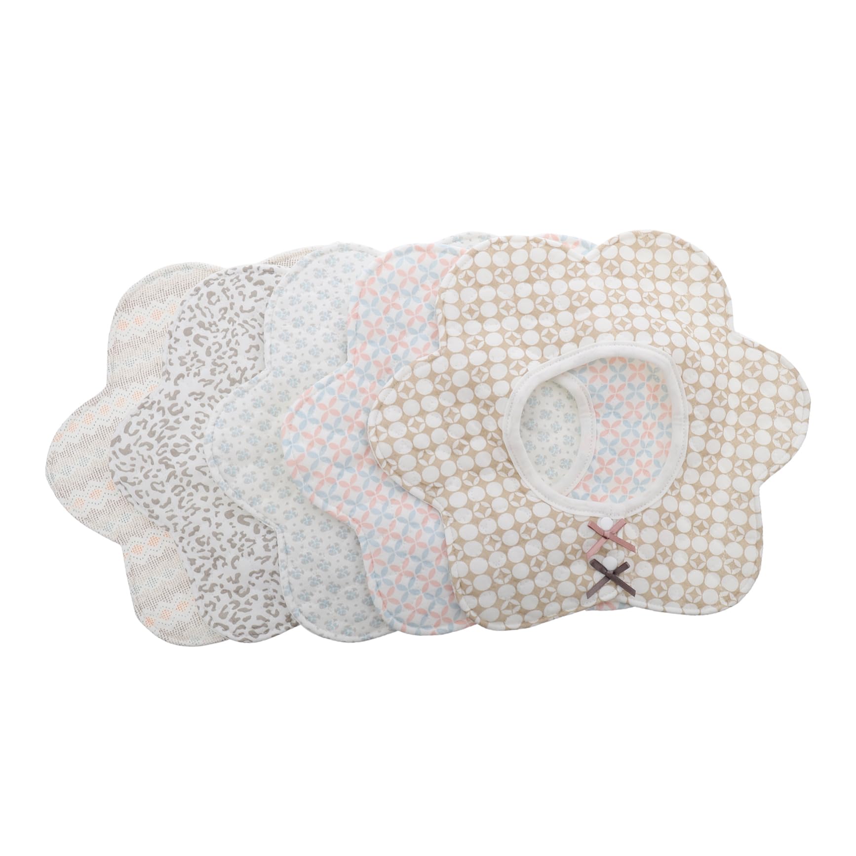 ORFOFE Bavaglini Per Neonati 5 Pezzi Bavaglino Per Lalimentazione Del Neonato Bavaglino in Cotone Per Bambini Per i in Cotone Per Bambini Lavabile in Lavatrice