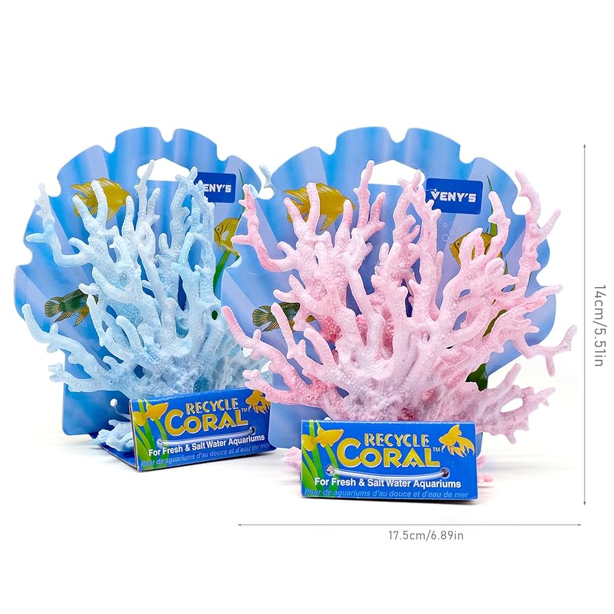 Coral Reef Decoration Artificial Ornament Aquarium Decorations Ocean | UK