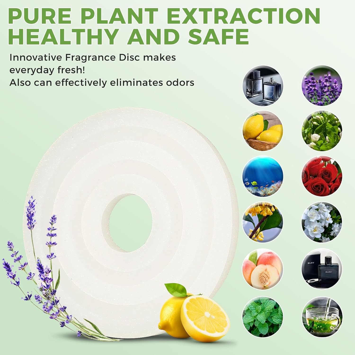 12 Flavors 48 Pcs Replacement Fragrance Disc for Towel Warmer Bucket Fragrance Scented Pads Aroma Tablets