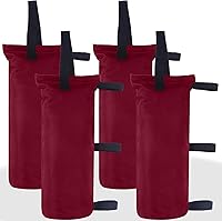 Vista 1 de ABCCANOPY Juego de Pesos para Toldo de 4-120 LBS Bolsas de Arena para Carpa Emergente, Bolsas de Peso para Gazebo al Aire Libre, Trampolín, Pérgola