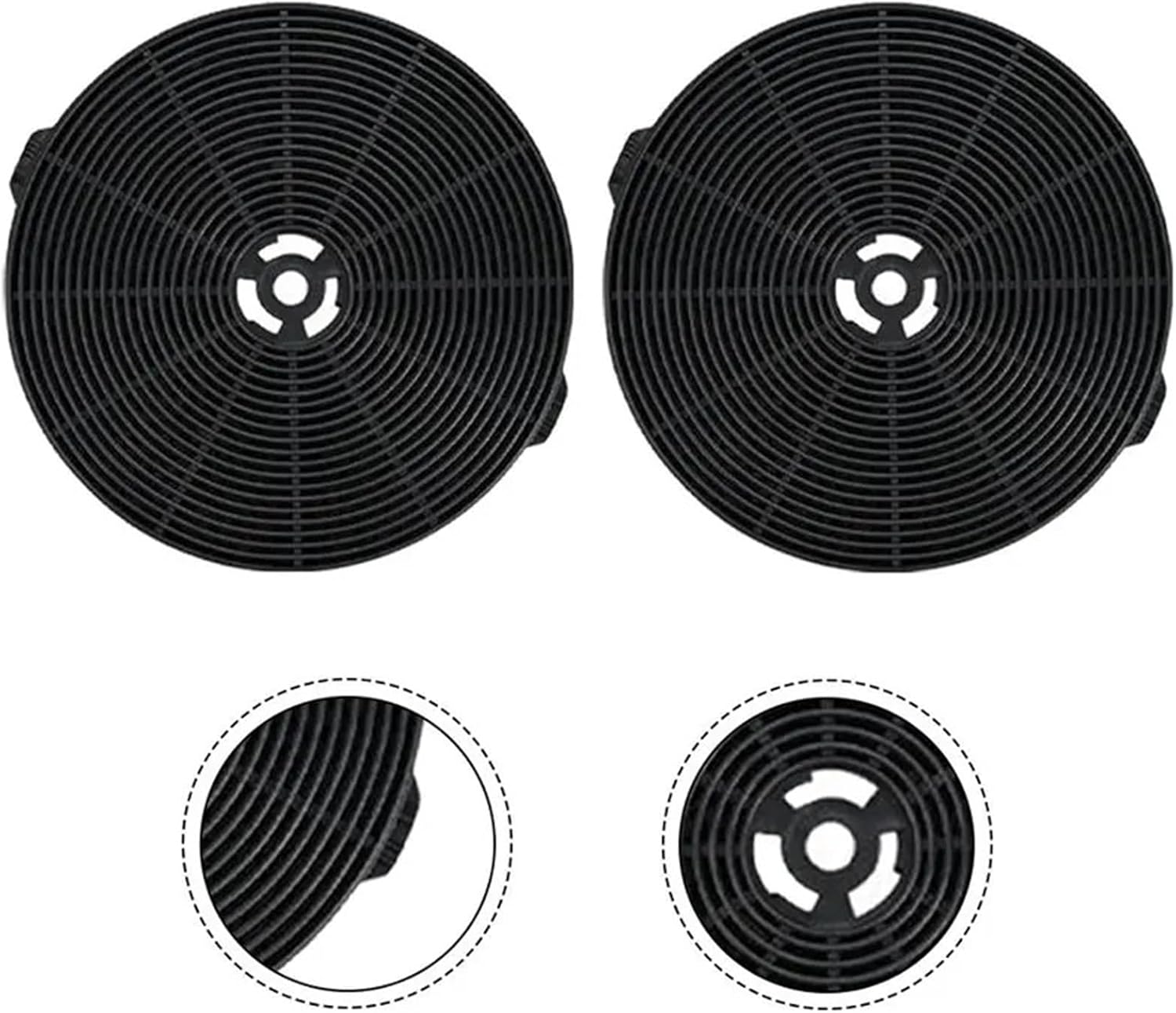 175mm × 24mm Filter Kitchen Range Hood Accessories Filters 2PCS Kitchen Appliances Range Hood Parts