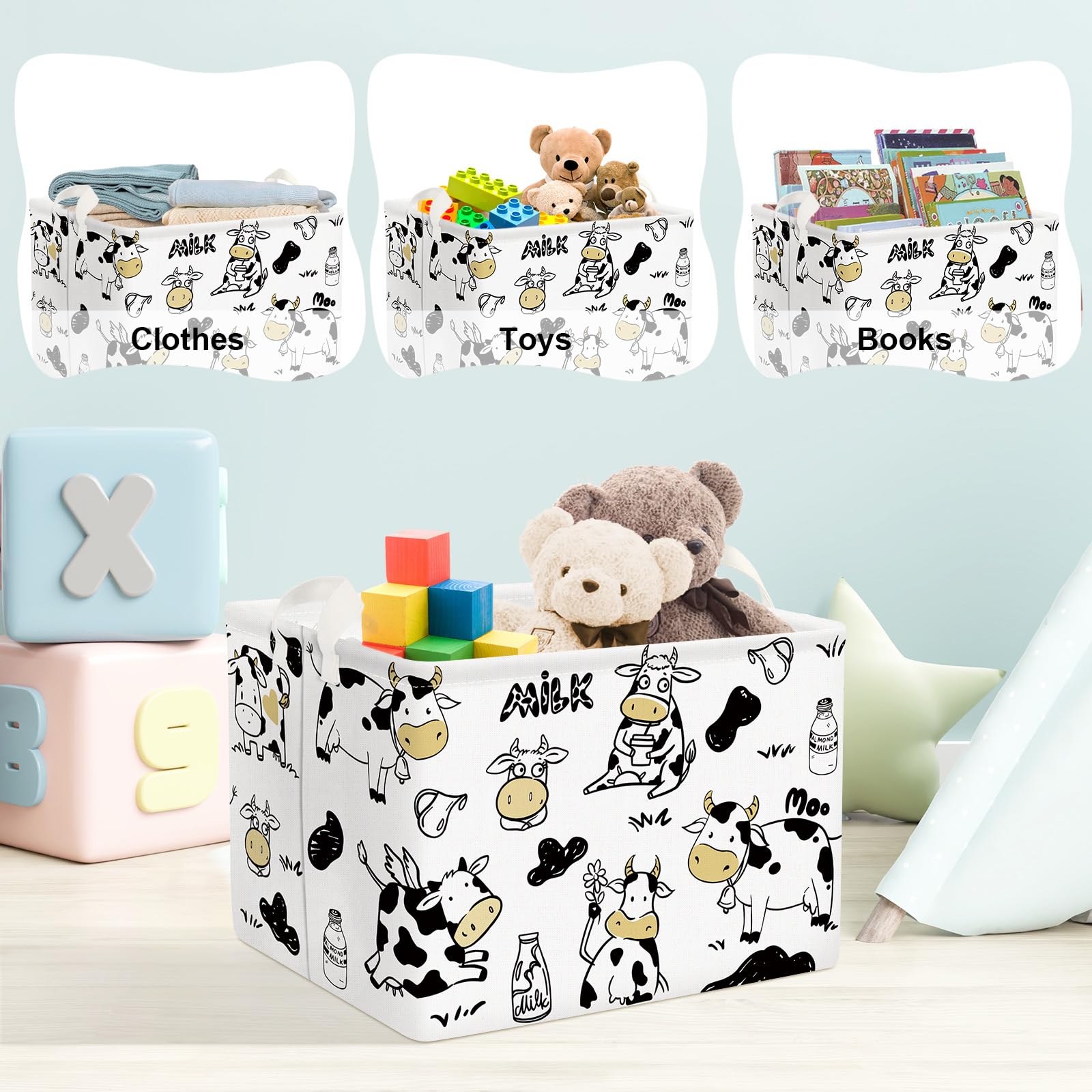 Cestino Per Biancheria A Forma Di Cavallo - Impermeabile, 40x40x30 Cm, Per Cameretta E Bagno