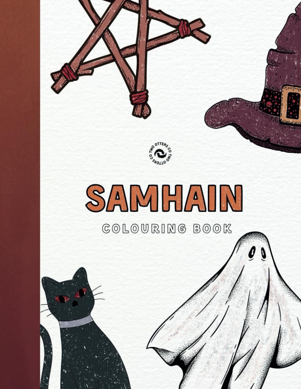 Samhain Coloring Book | 50+ Page Pagan Colouring Activity Coloring Fun Wheel Of The Year Festival Occult Artist Wicca Druid Otters Two Grimoire ... Family Event (The Wheel Of The Year)