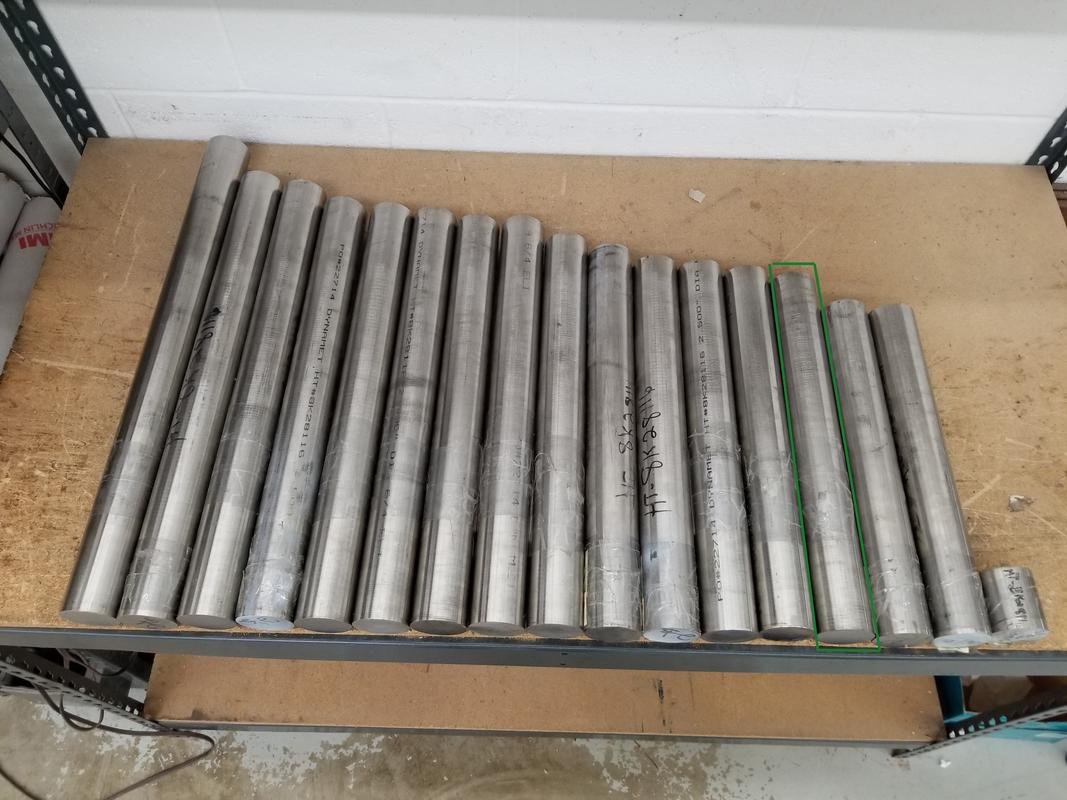 Titanium 2.50" Round Bar 6Al-4V AMS 4930/MIL T-9058