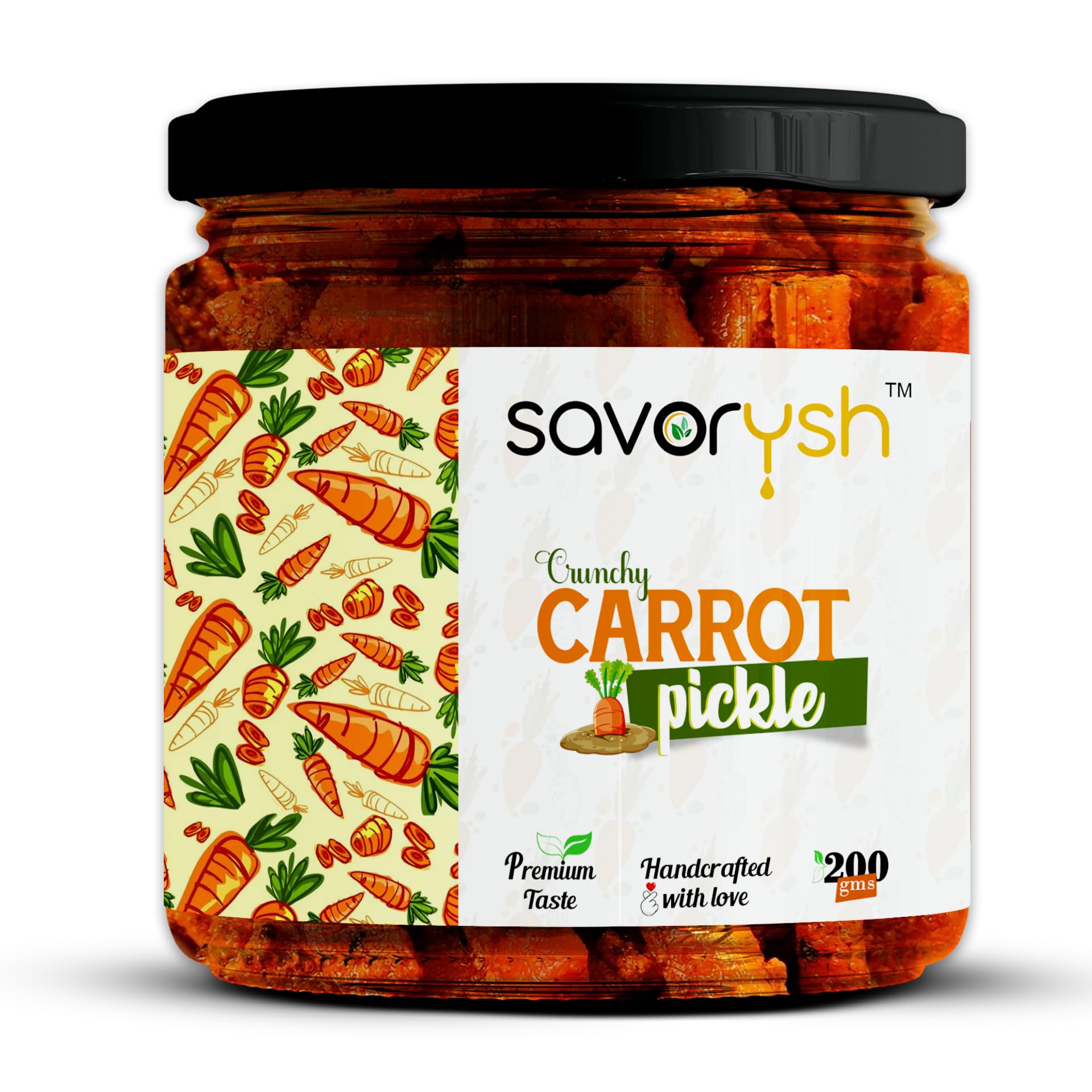 Savorysh Carrot Pickle – Homemade Crisp & Spicy Homemade Flavor | Sun-Dried, No Artificial Preservatives & Colors | 200 GMS (B0D8L1NZP2) Amazon Price History, Amazon Price Tracker