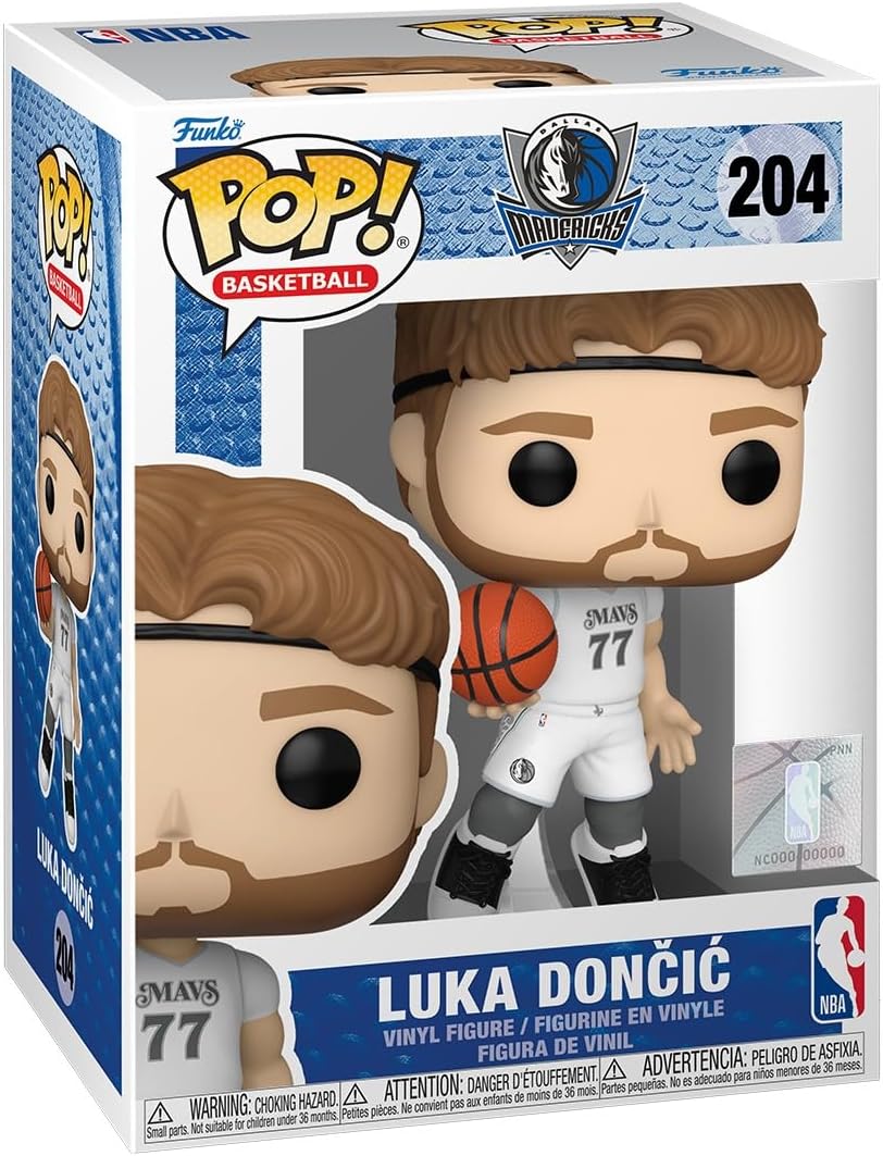Pop NBA: Dallas Mavericks - Luka Doncic - (24-25 City Edition) - Collectable Vinyl Figure - Gift Idea - Official Merchandise - Toys for Kids & Adults - Sports Fans