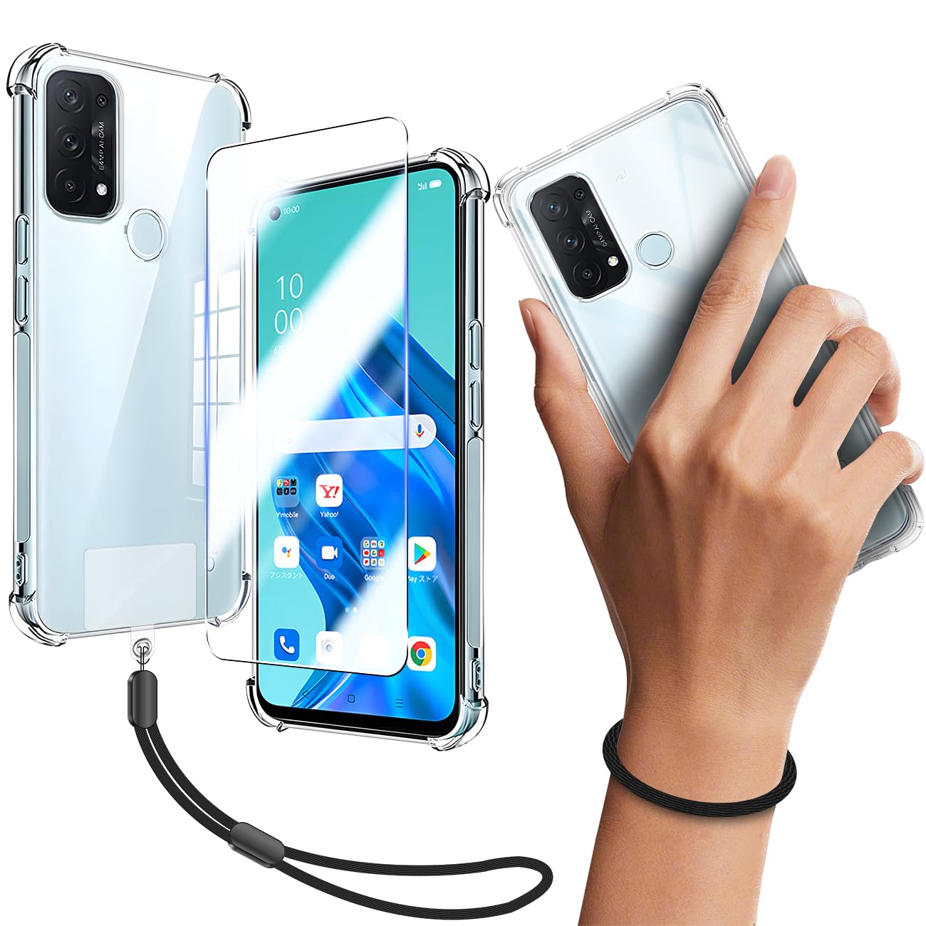 OPPO Reno5 A 5G 本体 クリアケース付き Amazon.co.jp: OPPO Reno5 A ケース クリア 全面保護 カバー