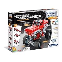 Clementoni Scienza e Gioco Build - Monster Trucks, Laboratorio di Meccanica