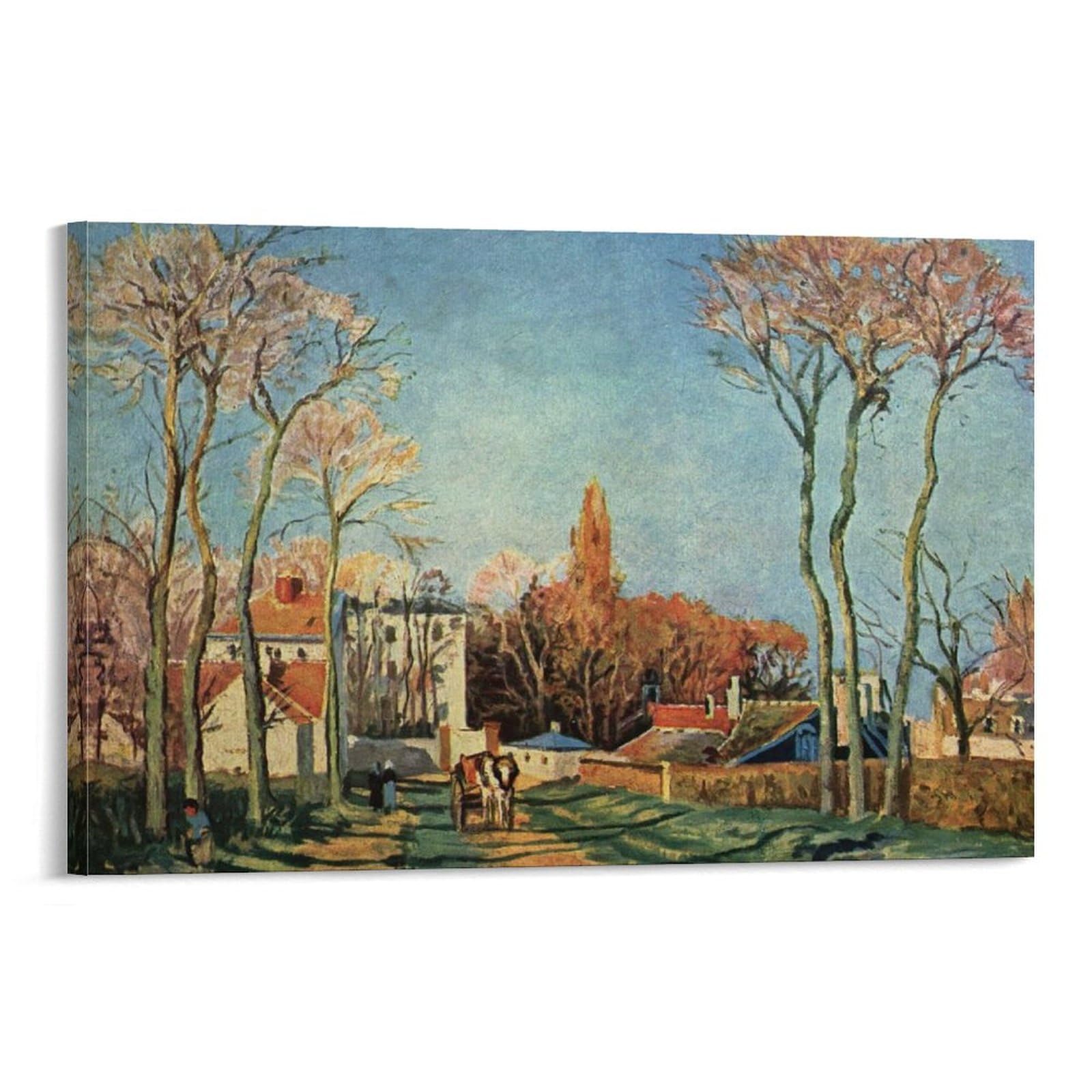 Amazon.co.jp: Camille Pissarro カミーユ・ピサロ 《ヴォワザン村の