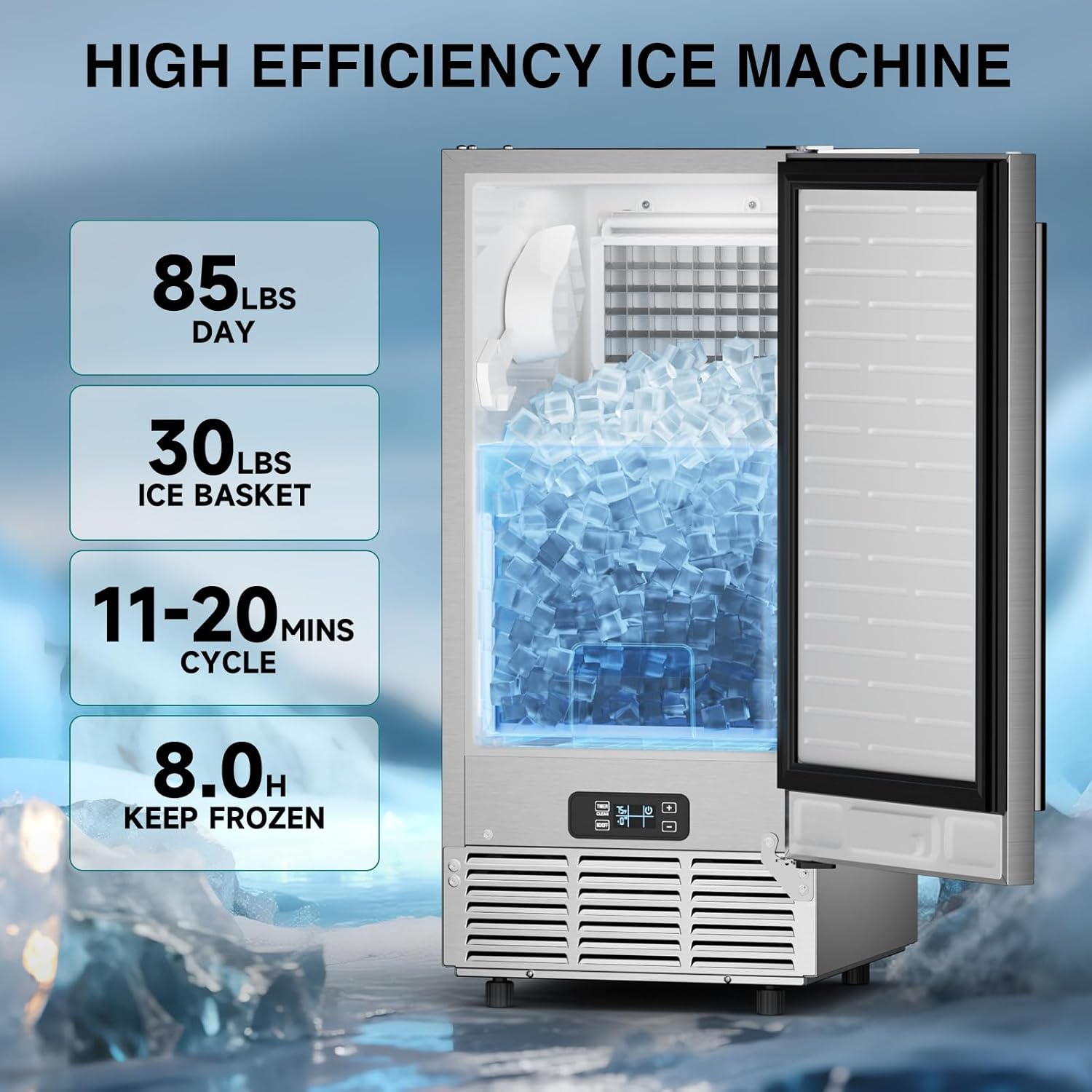 High efficiency ice production