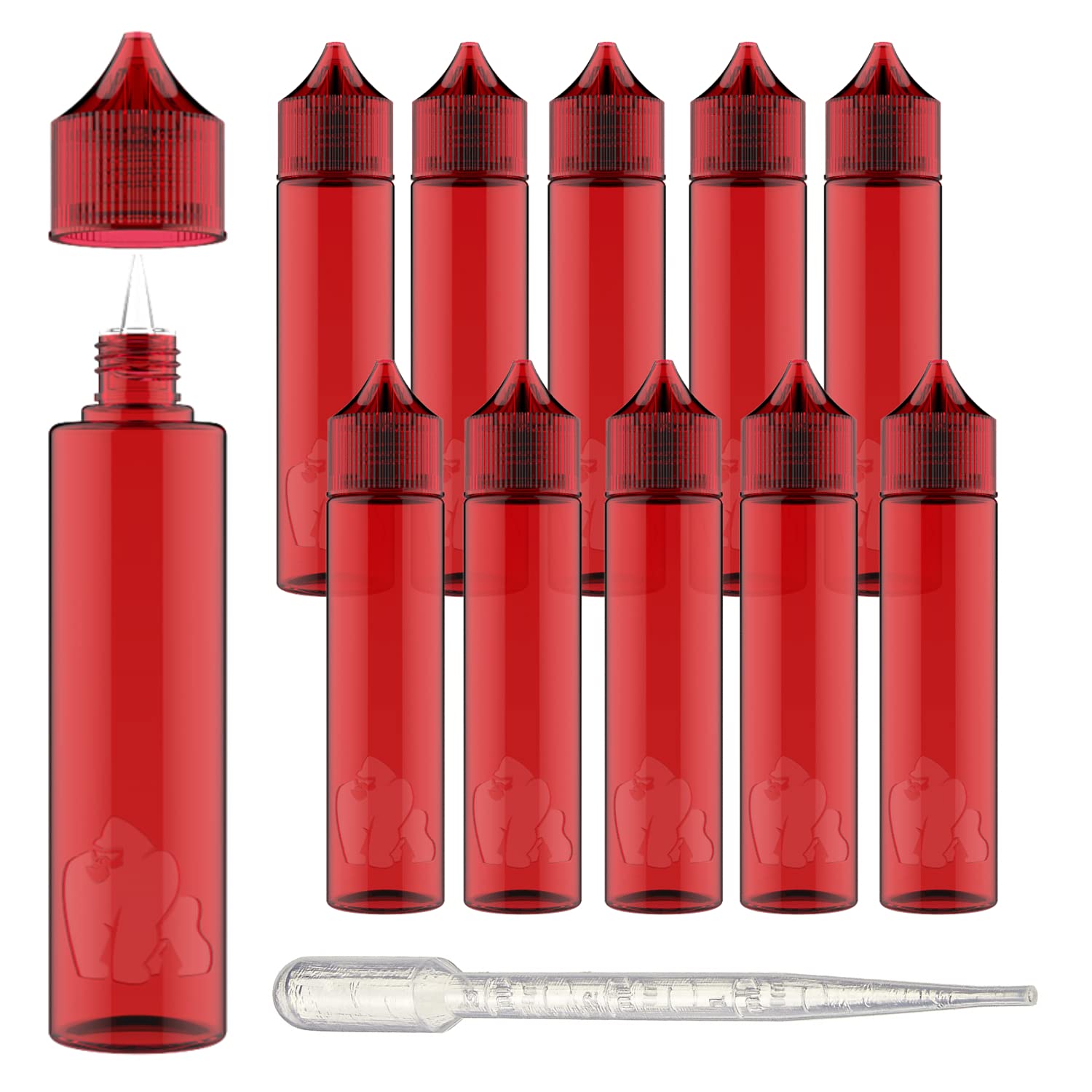 Buy Chubby Gorilla 60ml V3 Clear PET Plastic Unicorn Squeeze Bottle